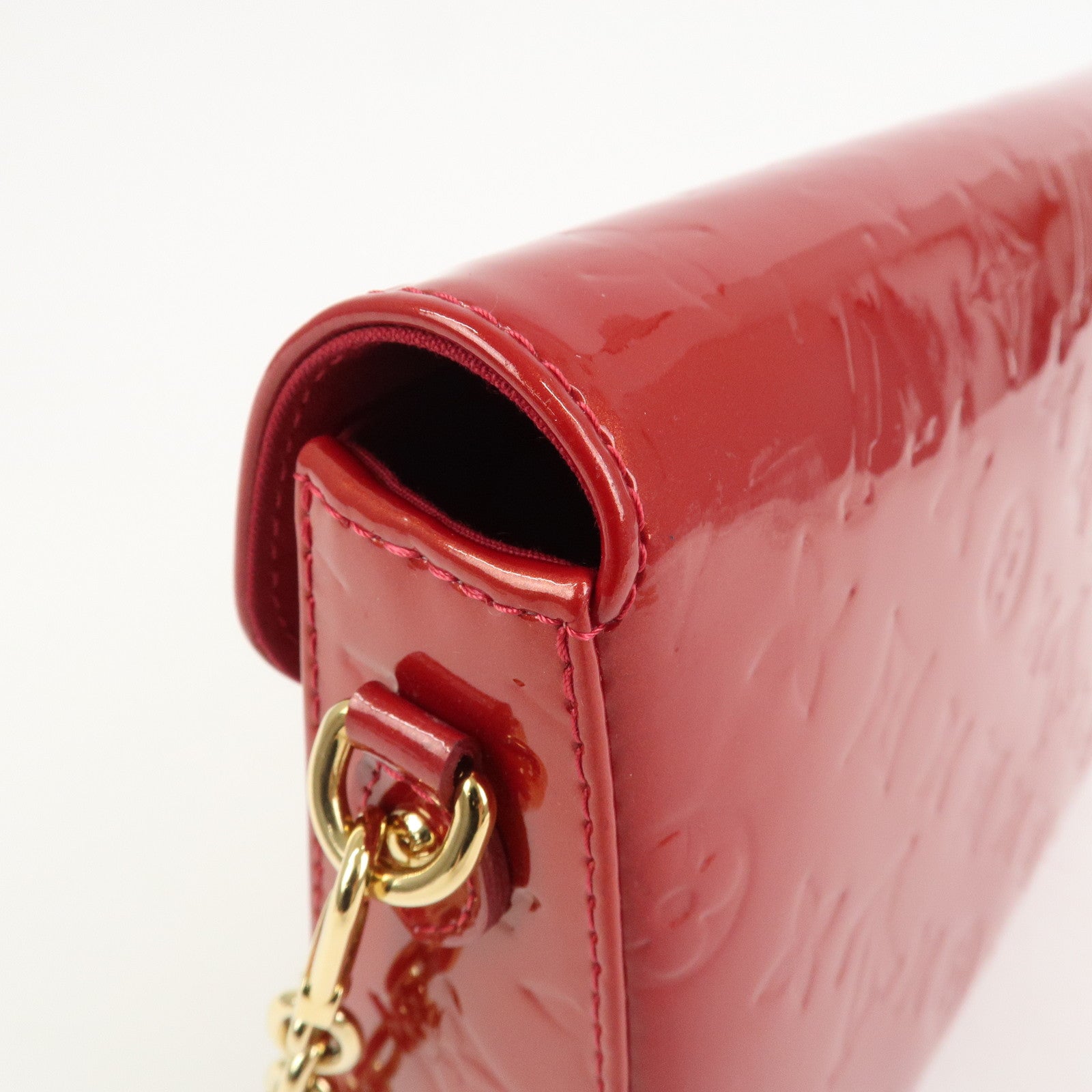 Louis Vuitton Monogram Vernis Rodeo Drive Shoulder Bag Red M93599