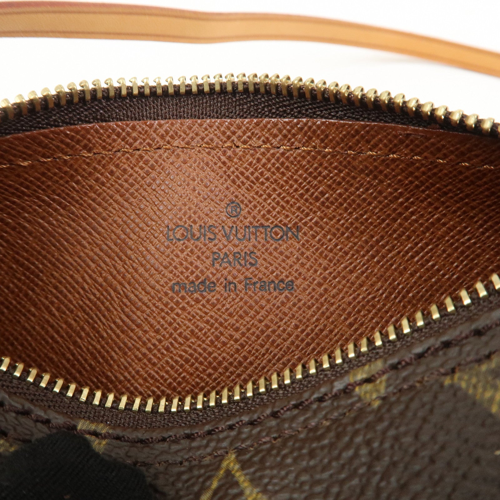 Louis Vuitton Monogram Mini Pouch for Papillon Bag Brown