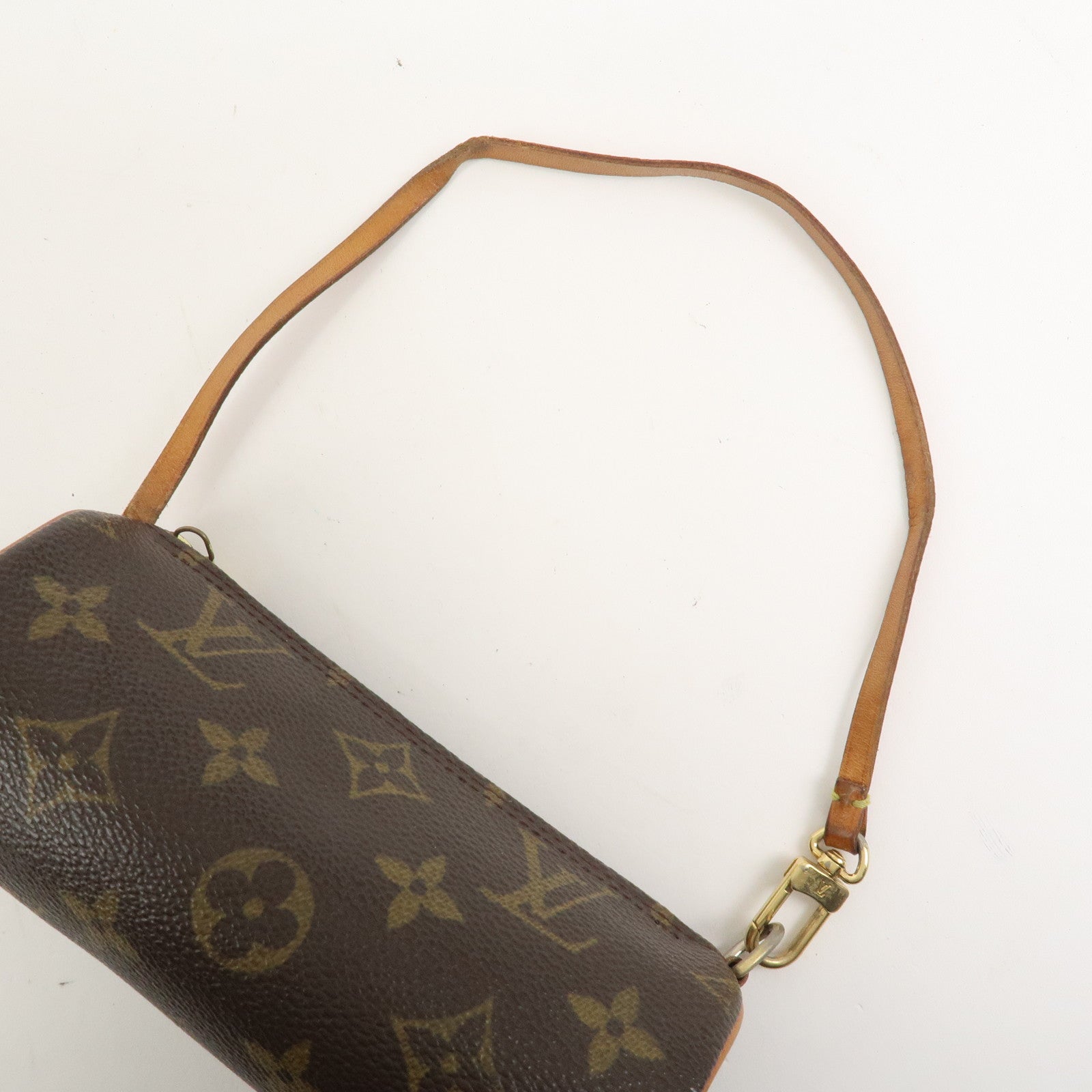 Louis Vuitton Monogram Canvas Mini Pouch for Papillon Bag Brown