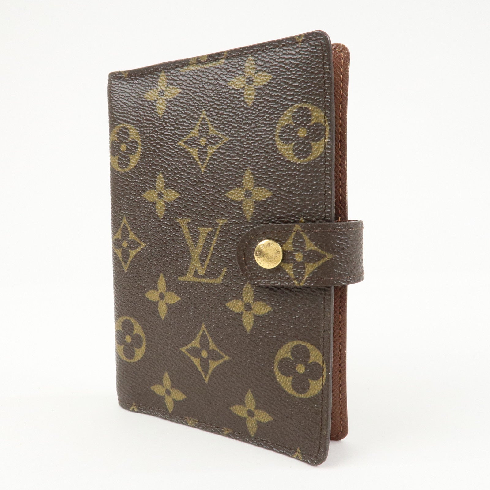Louis Vuitton Monogram Agenda PM Planner Cover Brown R20005