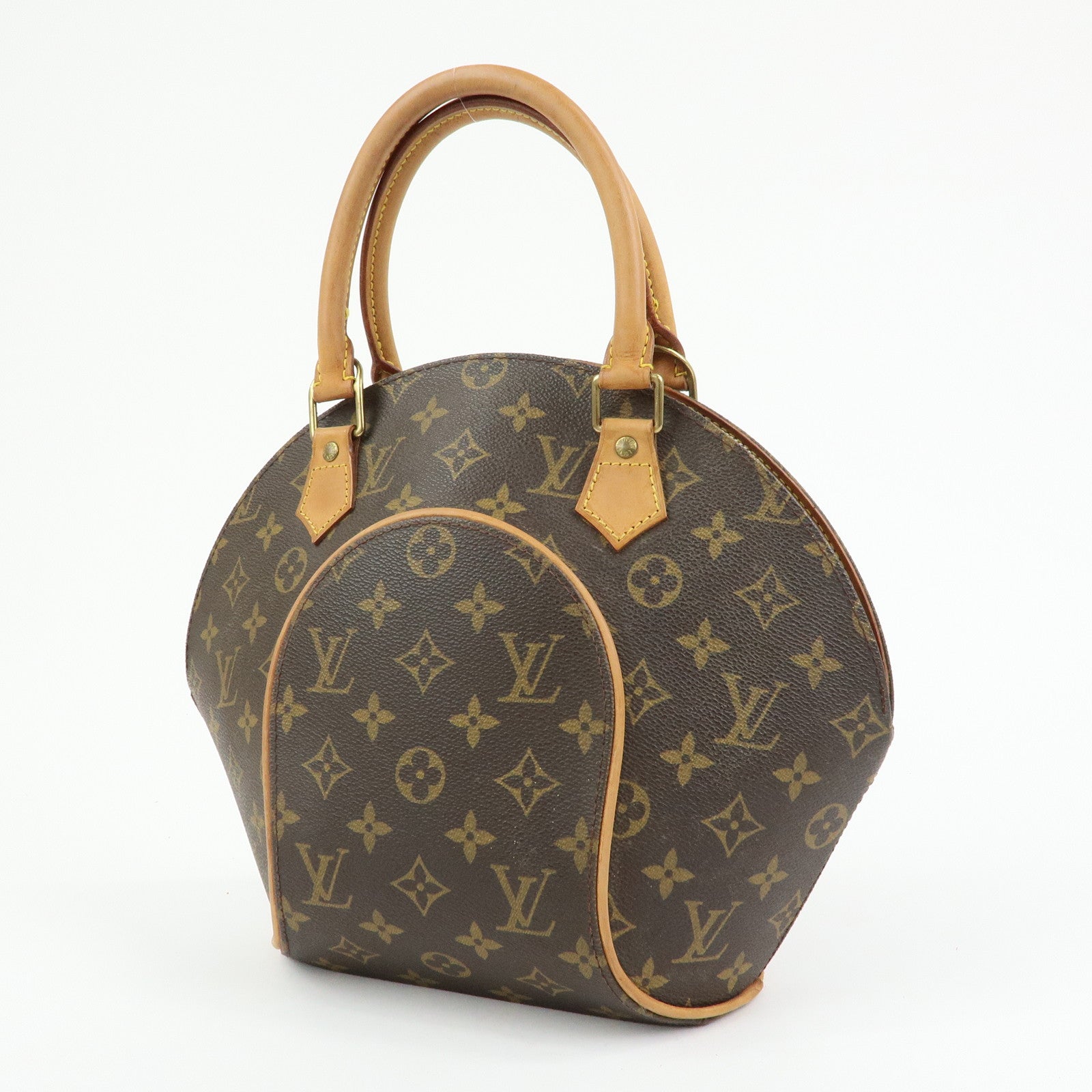 Louis Vuitton Monogram Ellipse PM Hand Bag Brown M51127