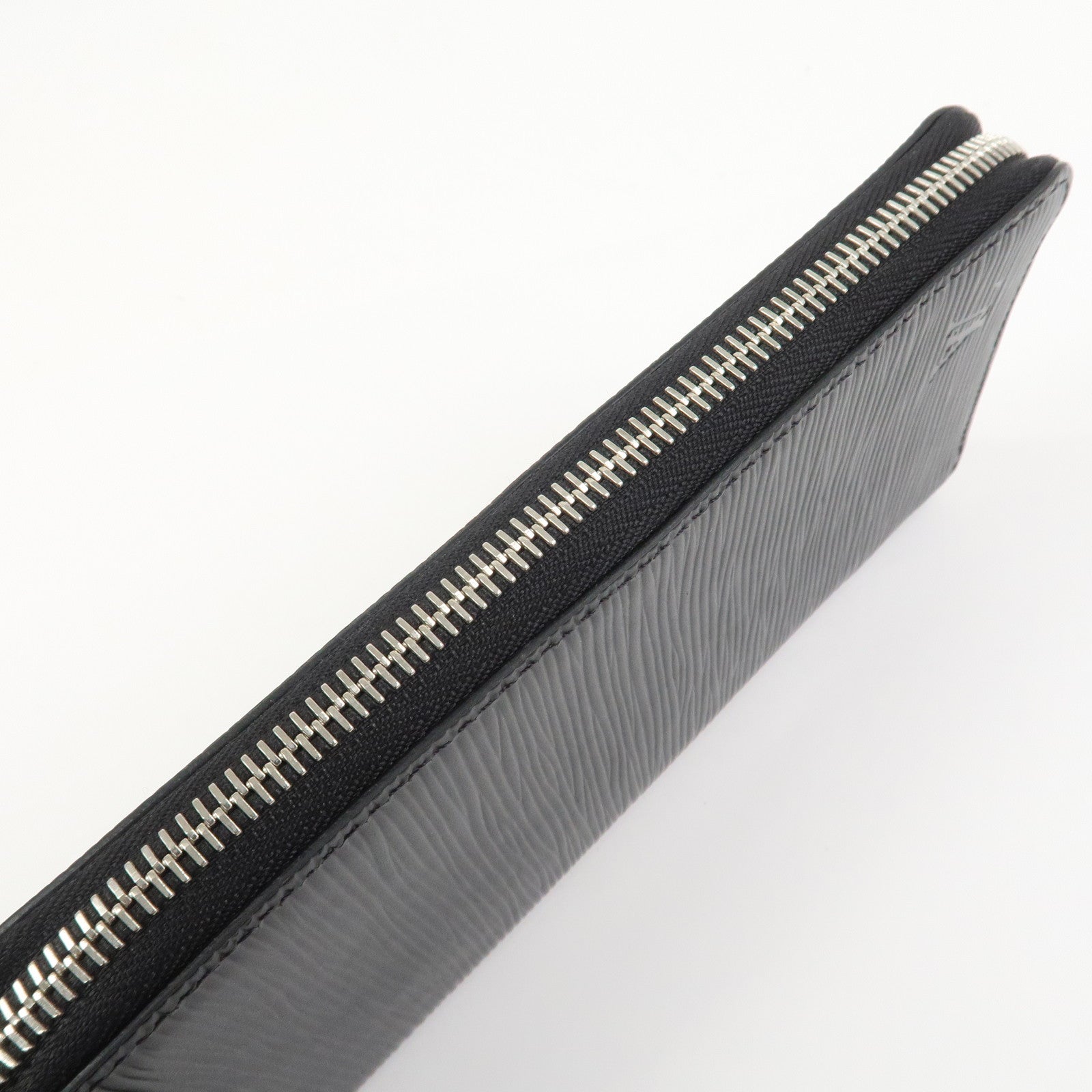 Louis Vuitton Epi Zippy Wallet Vertical Long Wallet Noir M60965