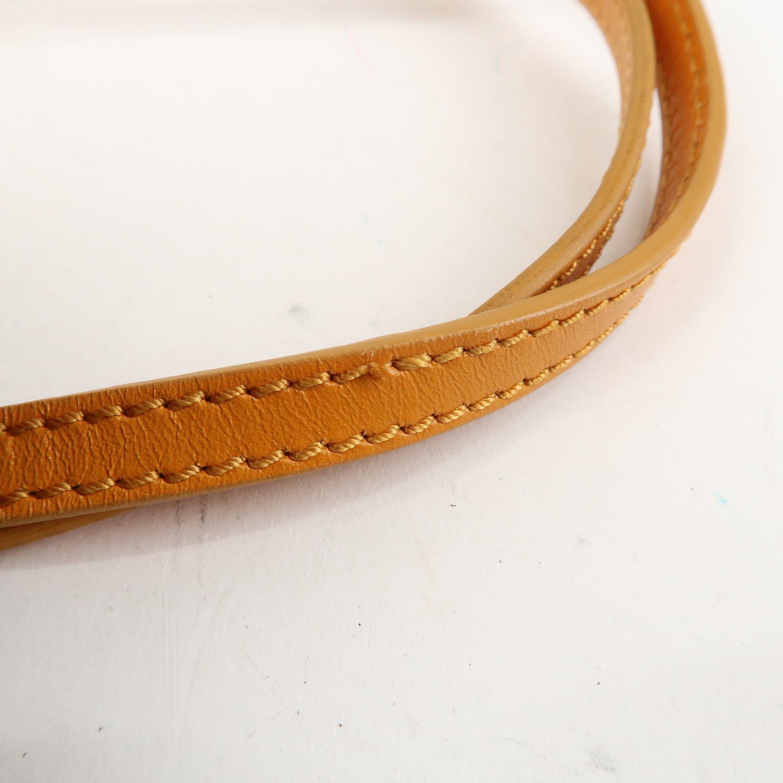 FENDI Zucchino Canvas Leather Hand Bag Tote Bag Orange 8BH072 Used