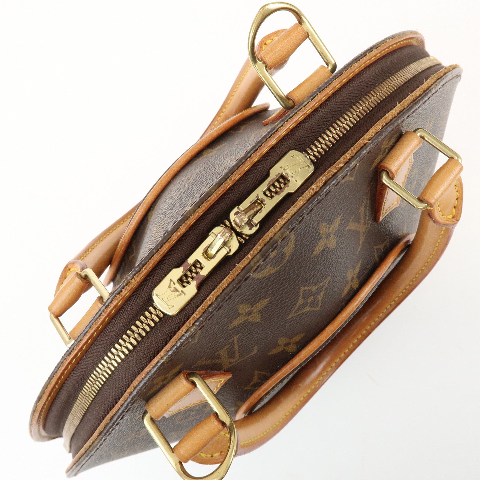 Louis Vuitton Monogram Ellipse PM Hand Bag Brown M51127