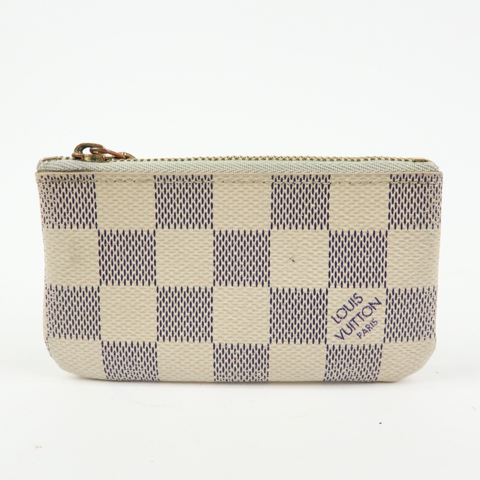 Louis Vuitton Set of 3 Monogram Damier Azur Canvas Pochette Cles