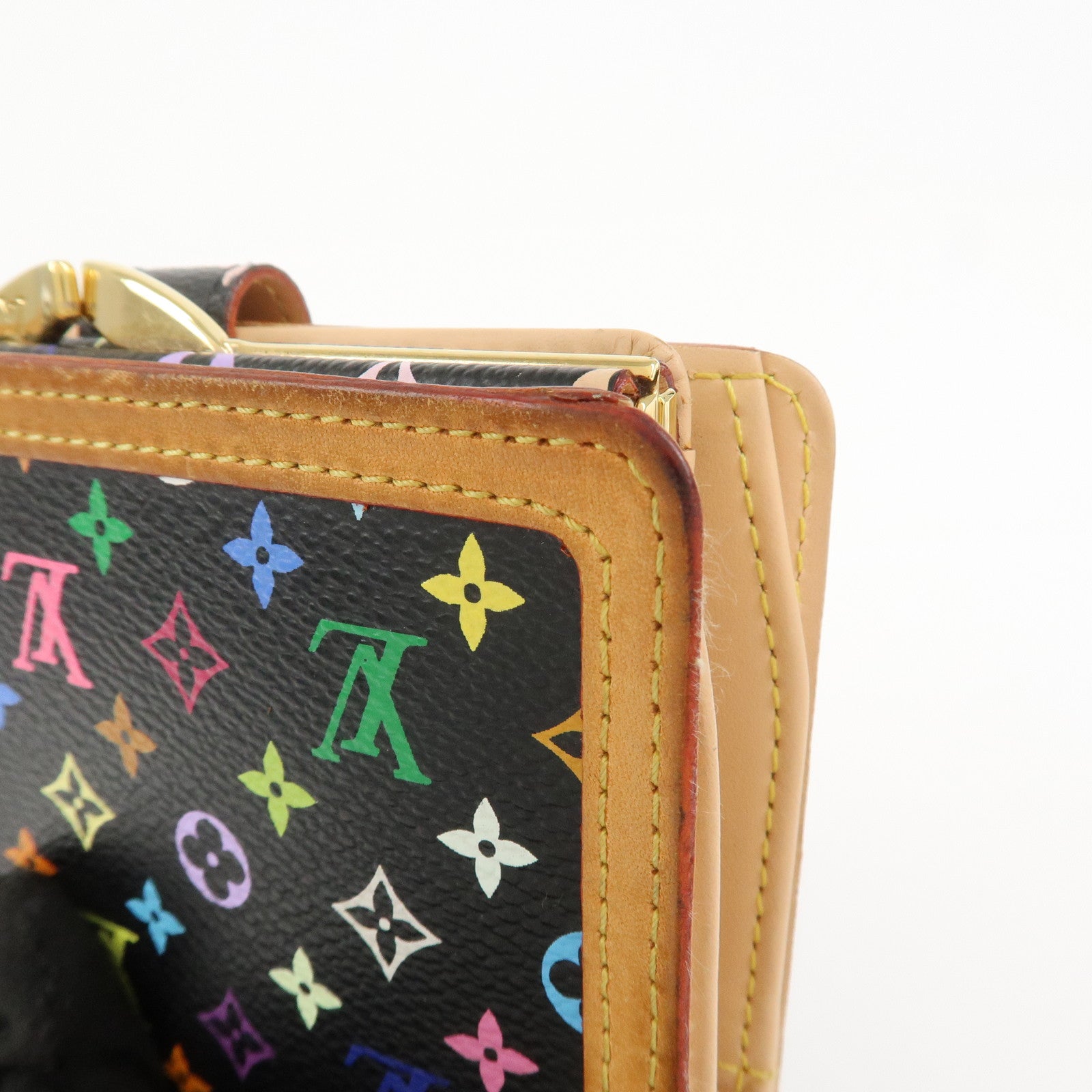 Louis Vuitton Monogram Multicolor Portefeuille Viennois Noir M92988