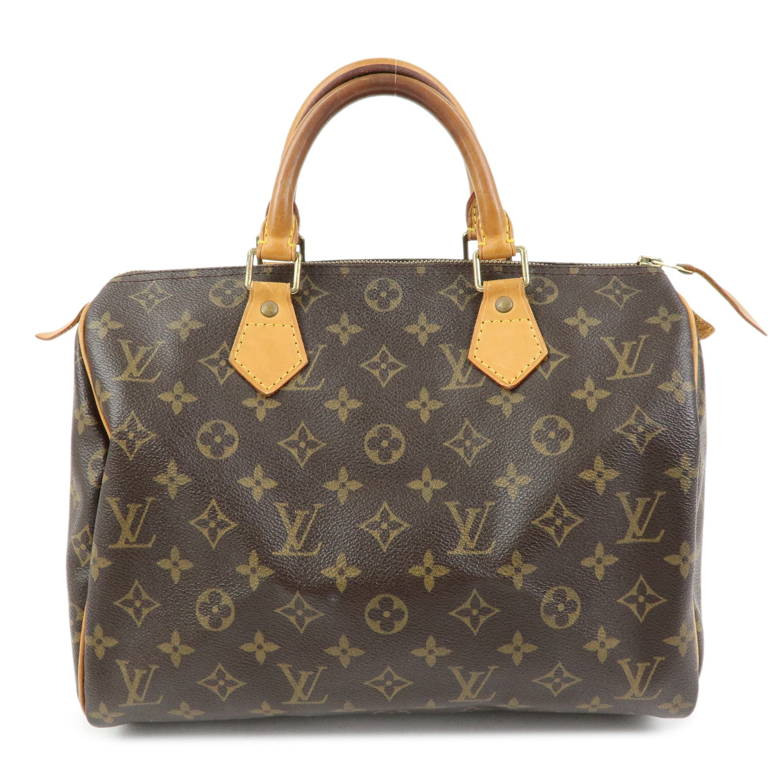 Louis Vuitton Monogram Speedy 30 Boston Bag Hand Bag Brown M41526