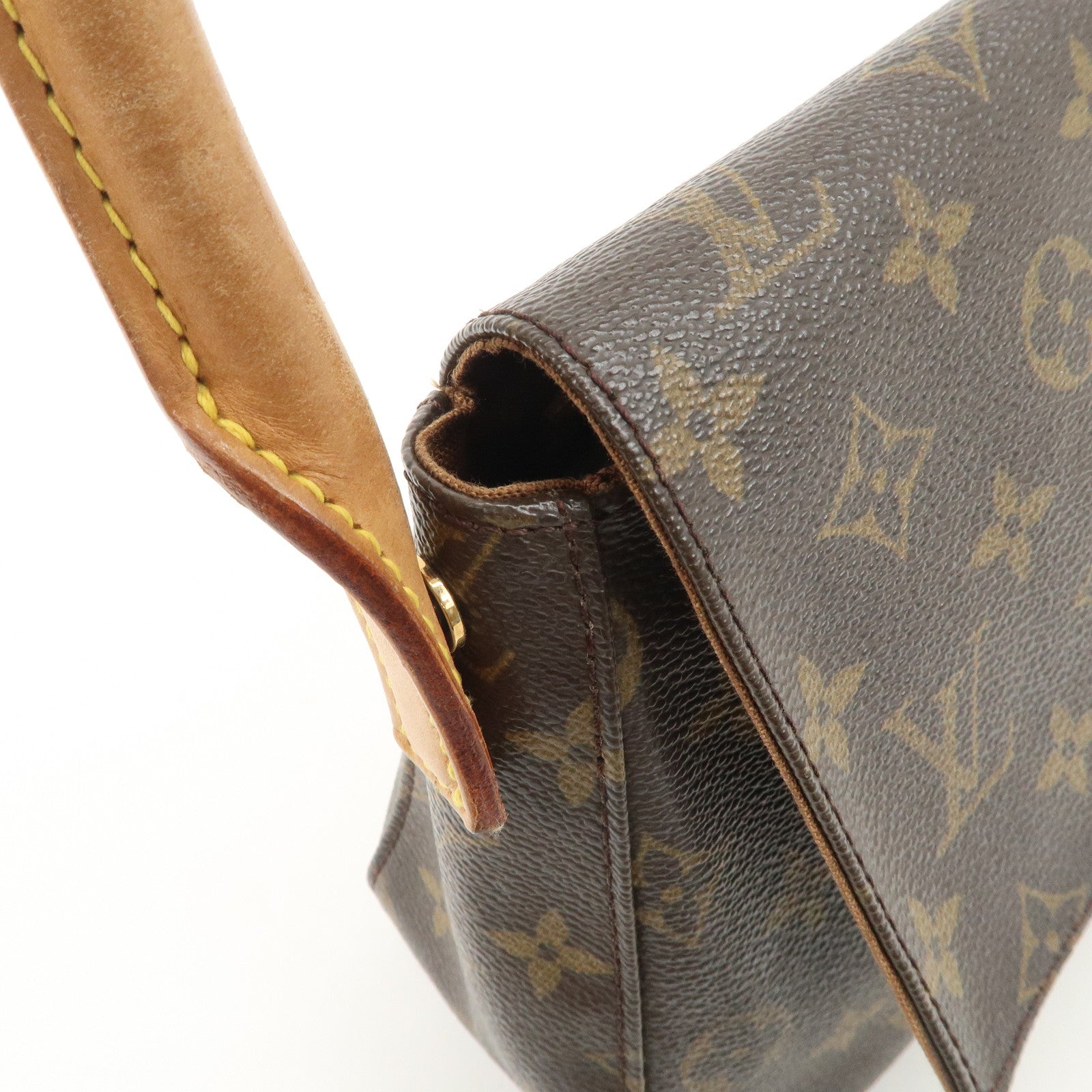 Louis Vuitton Monogram Mini Looping Shoulder Bag Hand Bag M51147 Used
