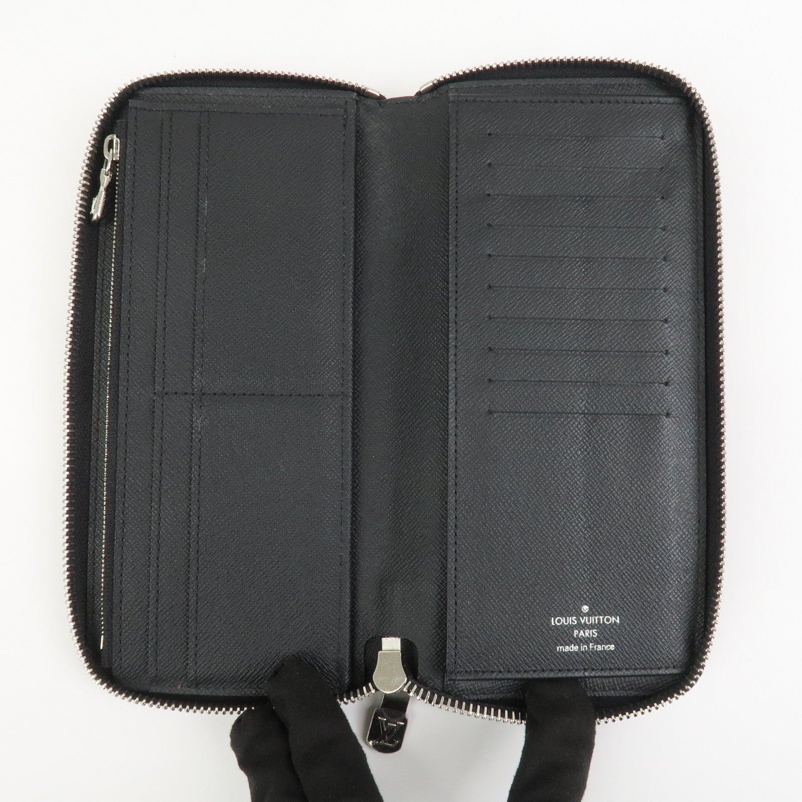 Louis Vuitton Epi Zippy Wallet Vertical Long Wallet Noir M60965