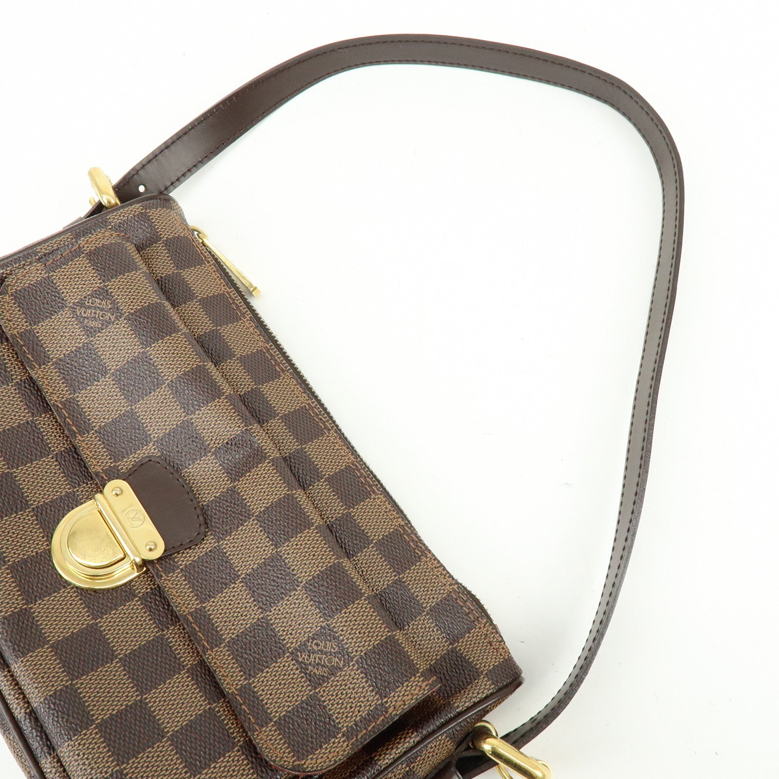 Louis Vuitton Damier Ravello GM Shoulder Bag Brown N60006