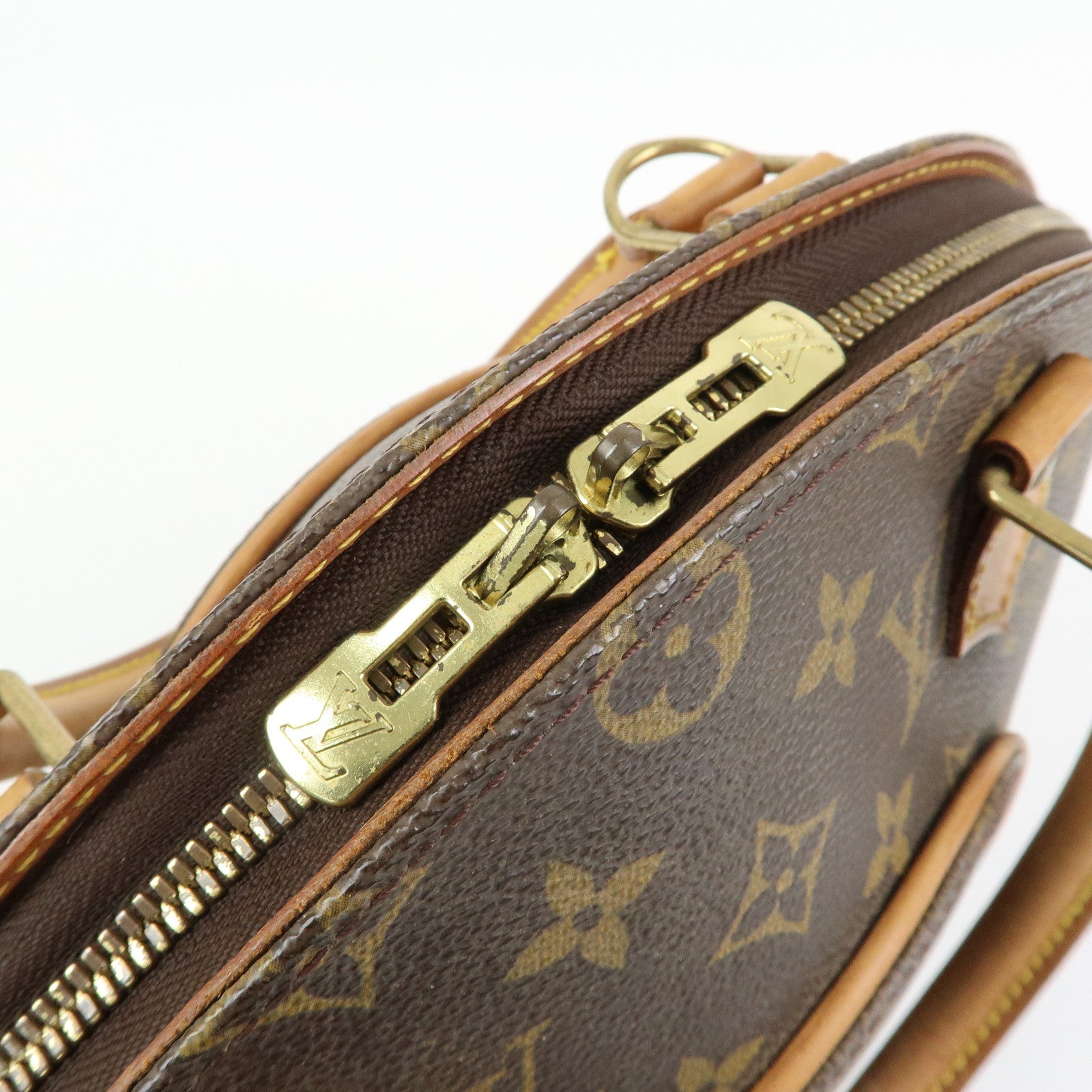 Louis Vuitton Monogram Ellipse PM Hand Bag Brown M51127