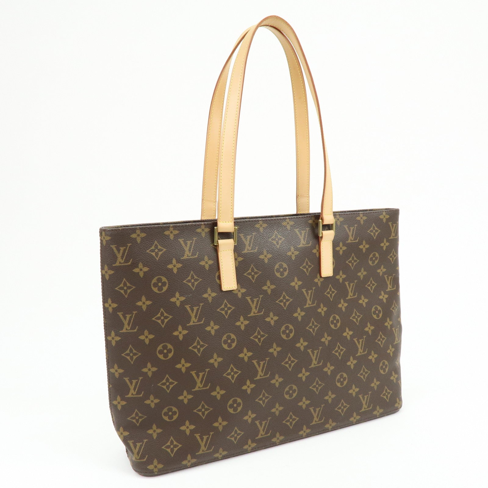 Louis Vuitton Monogram Luco Tote Bag Shoulder Bag Brown M51155