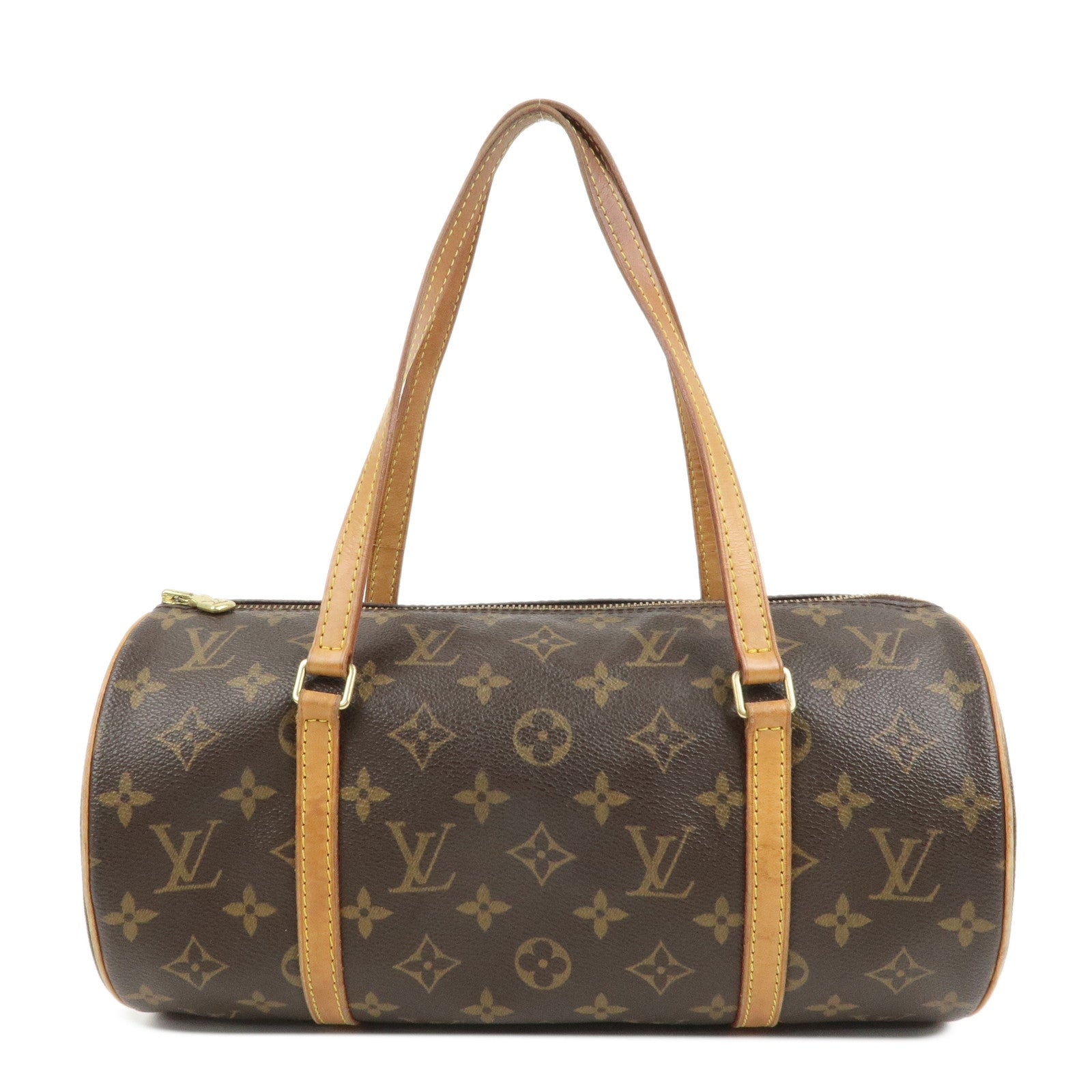Louis Vuitton Monogram Papillon 30 Hand Bag New Style Brown M51385
