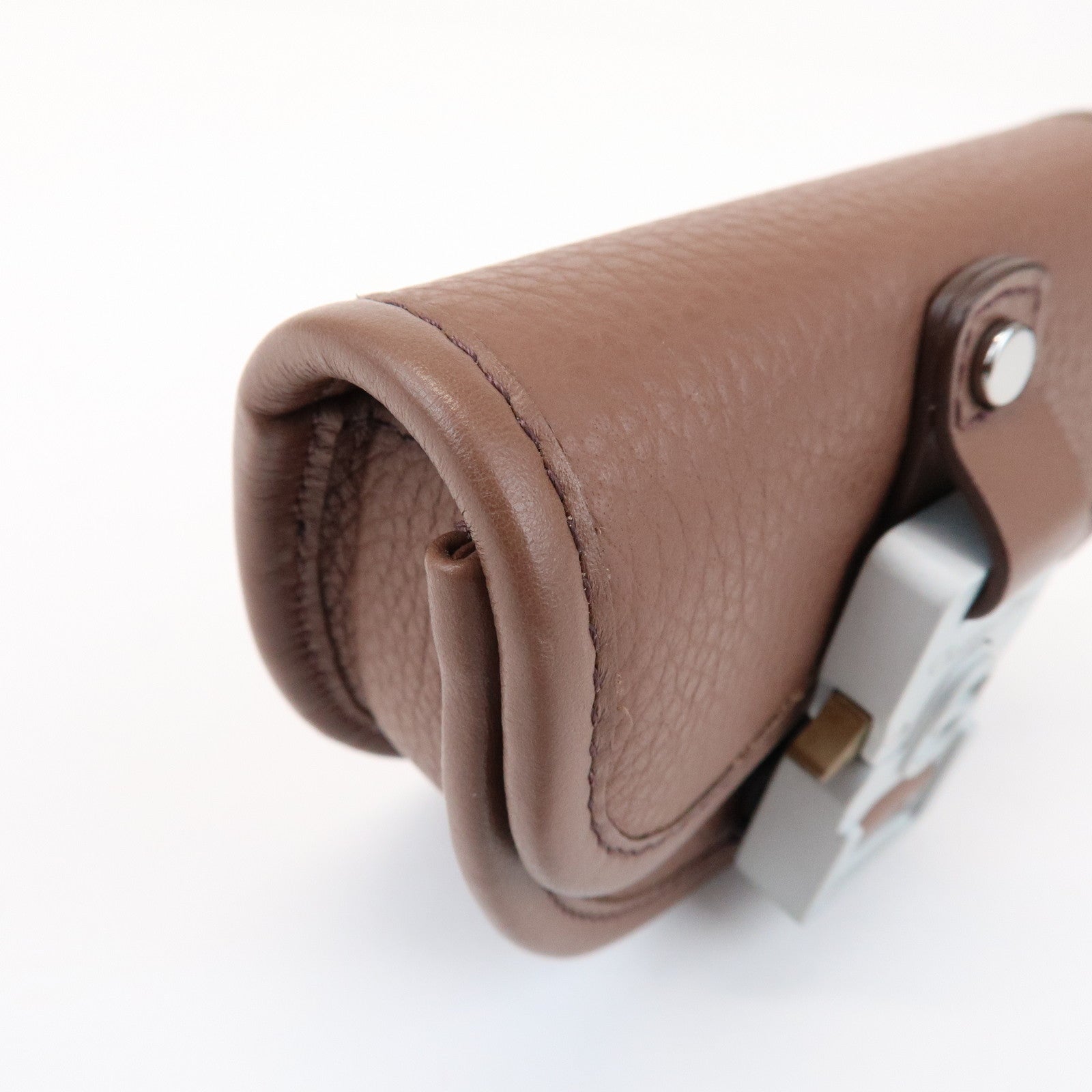 Christian Dior Leather Gallop Nano Pouch Coin Case Key Case Brown