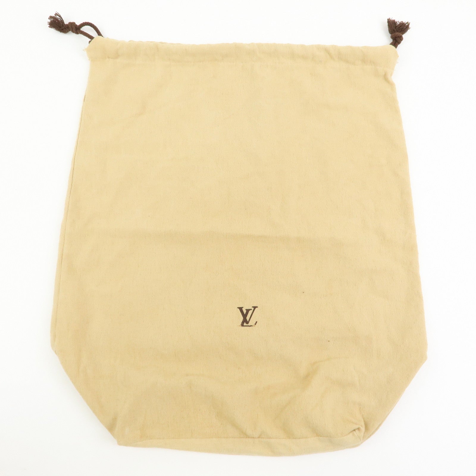 Louis Vuitton Set of 10 Dust Bag Storage Bag Drawstring Style Beige