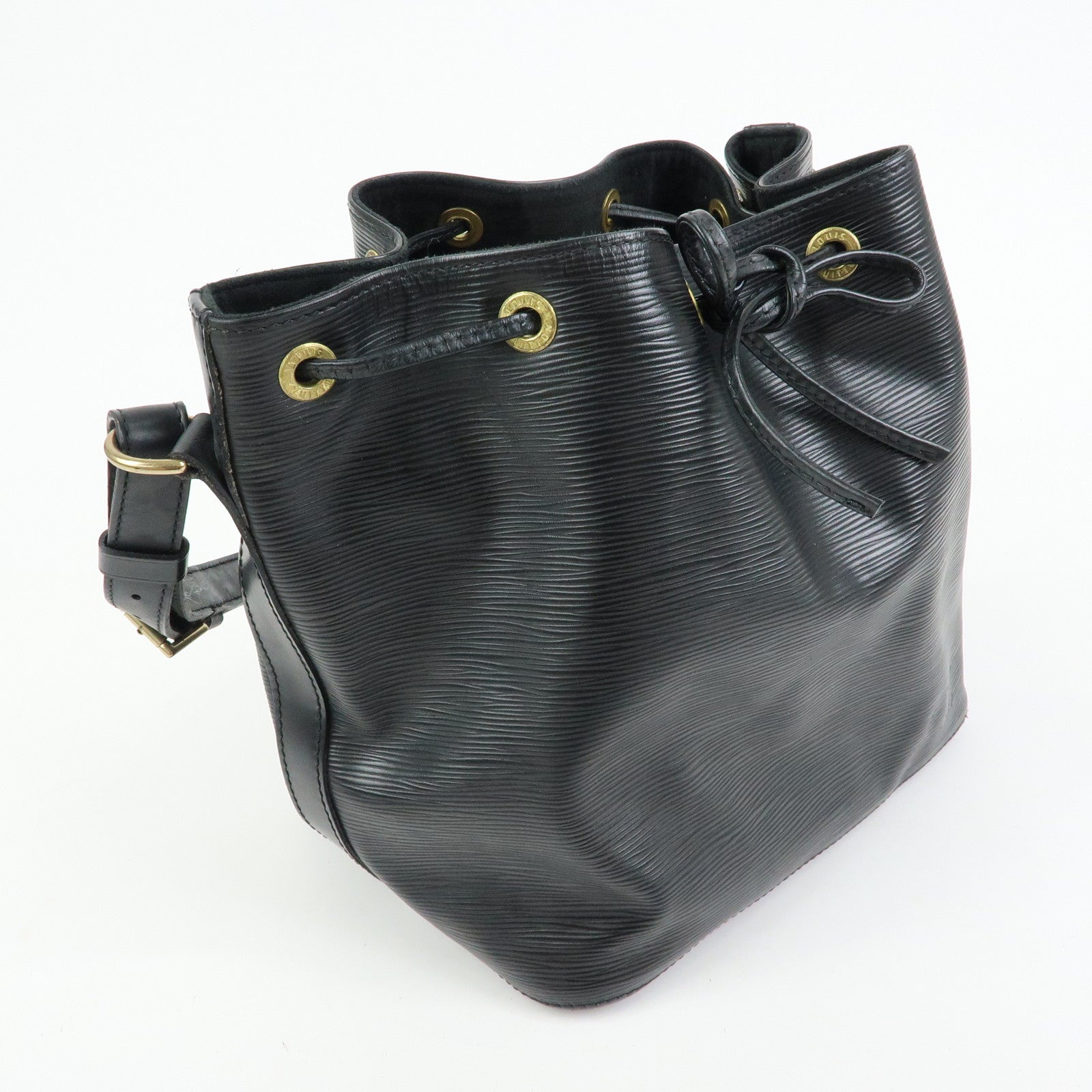 Louis Vuitton Epi Leather Petit Noe Shoulder Bag Noir Black M59012