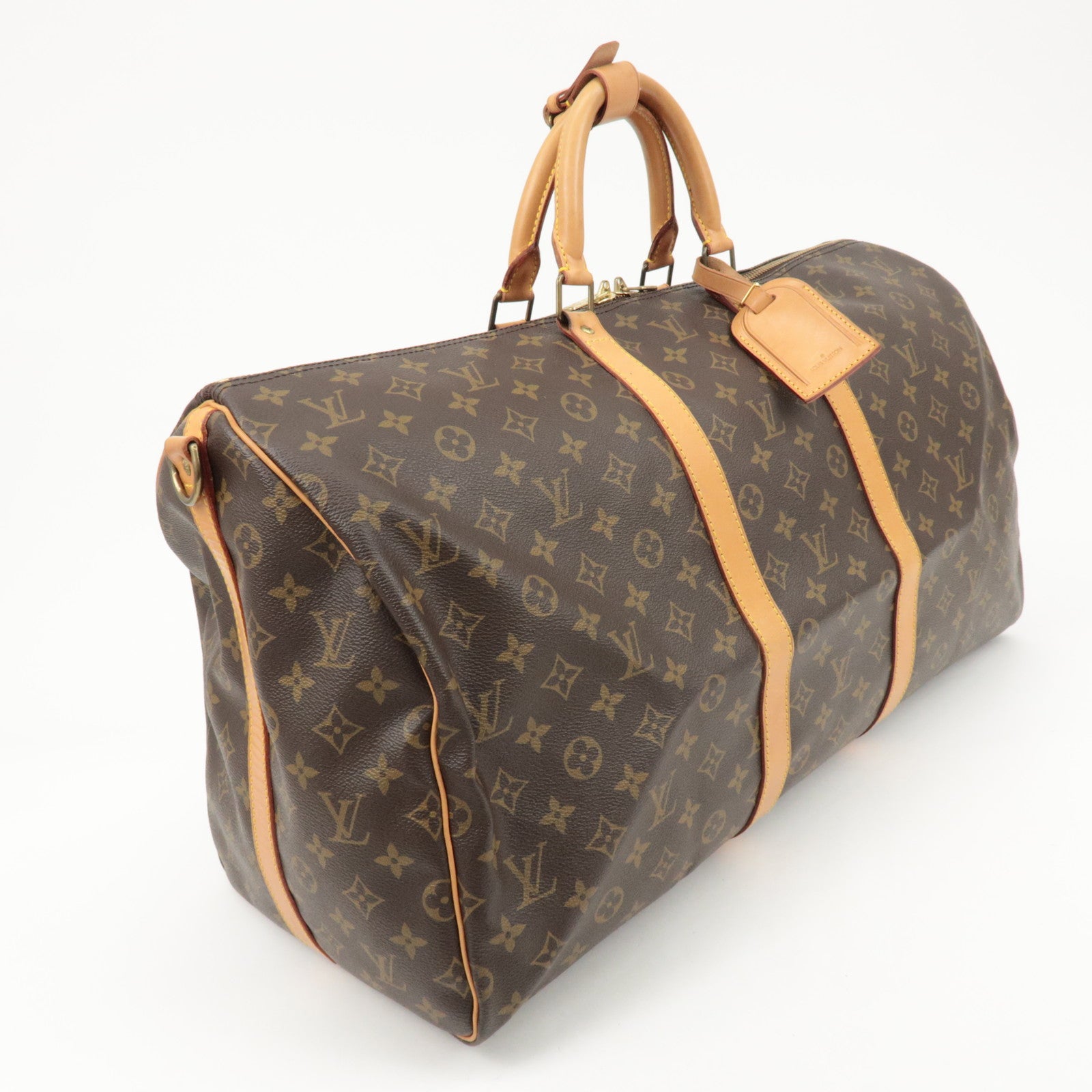 Louis Vuitton Monogram Keep All Bandouliere 55 Boston Bag M41414 Used
