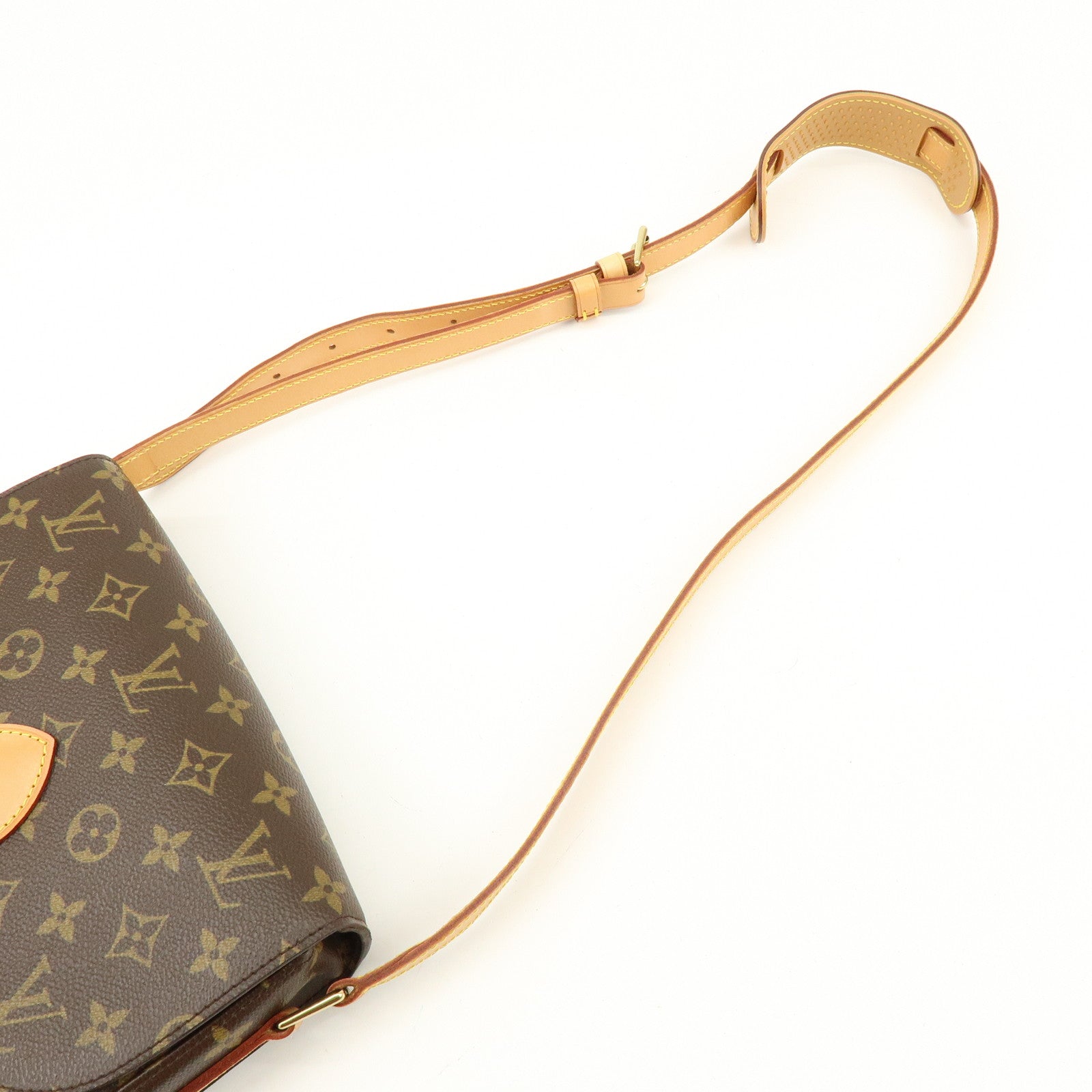 Louis Vuitton Monogram Saint Cloud GM Shoulder Bag Brown M51242