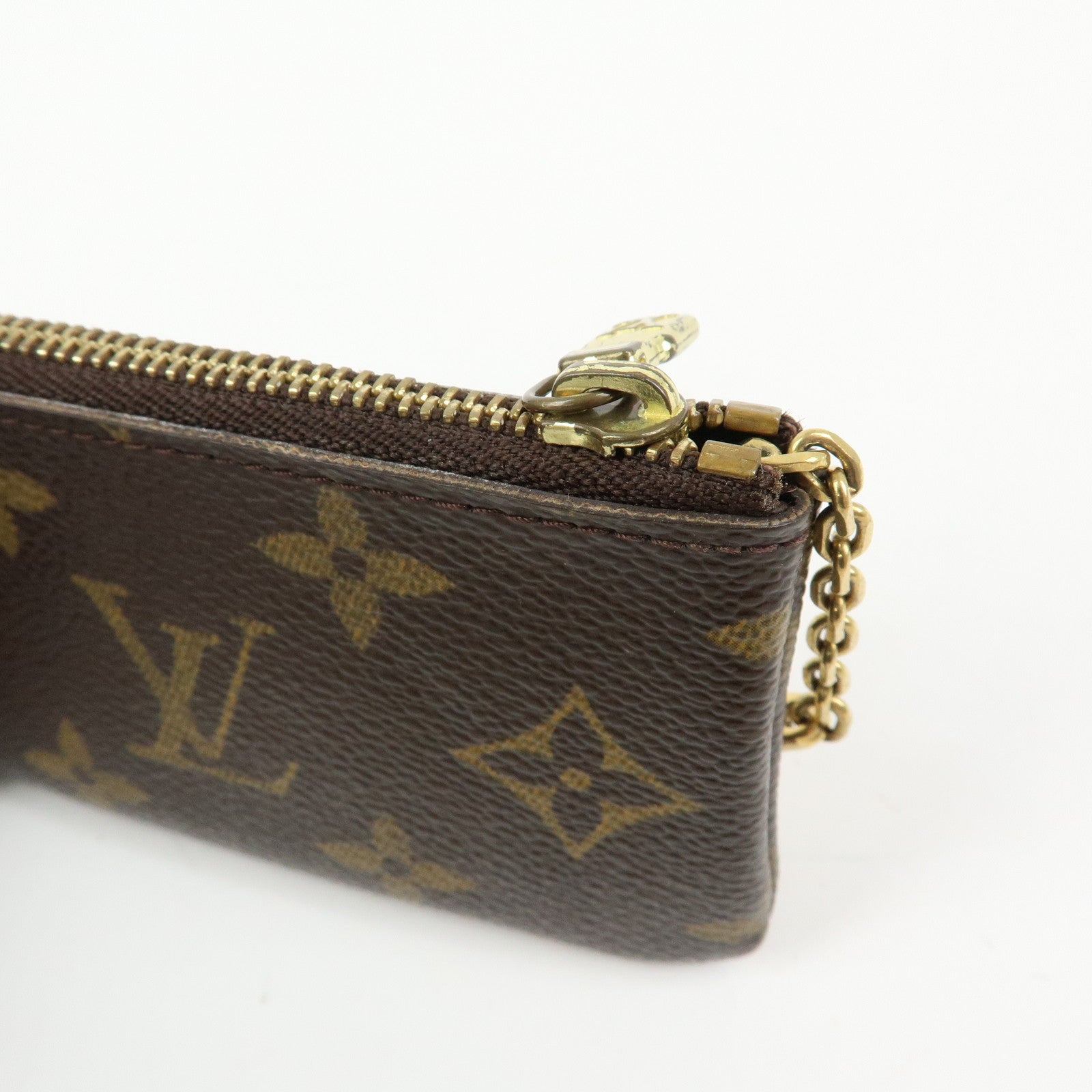 Louis Vuitton Monogram Pochette Cles Coin Case Key Case M62650