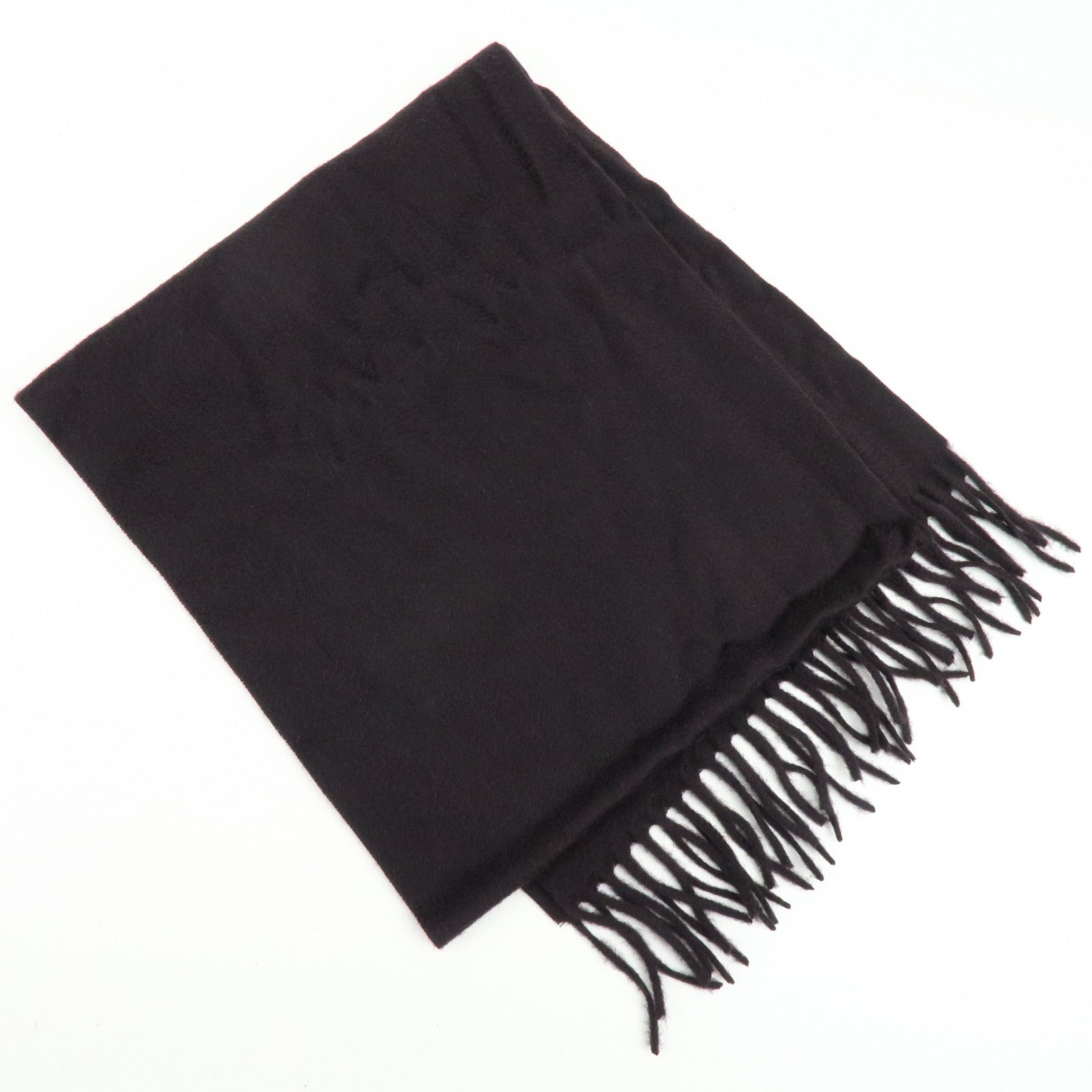 Louis Vuitton Echarpe Gelam LV Logo Cashmere 100% Scarf Black Beige