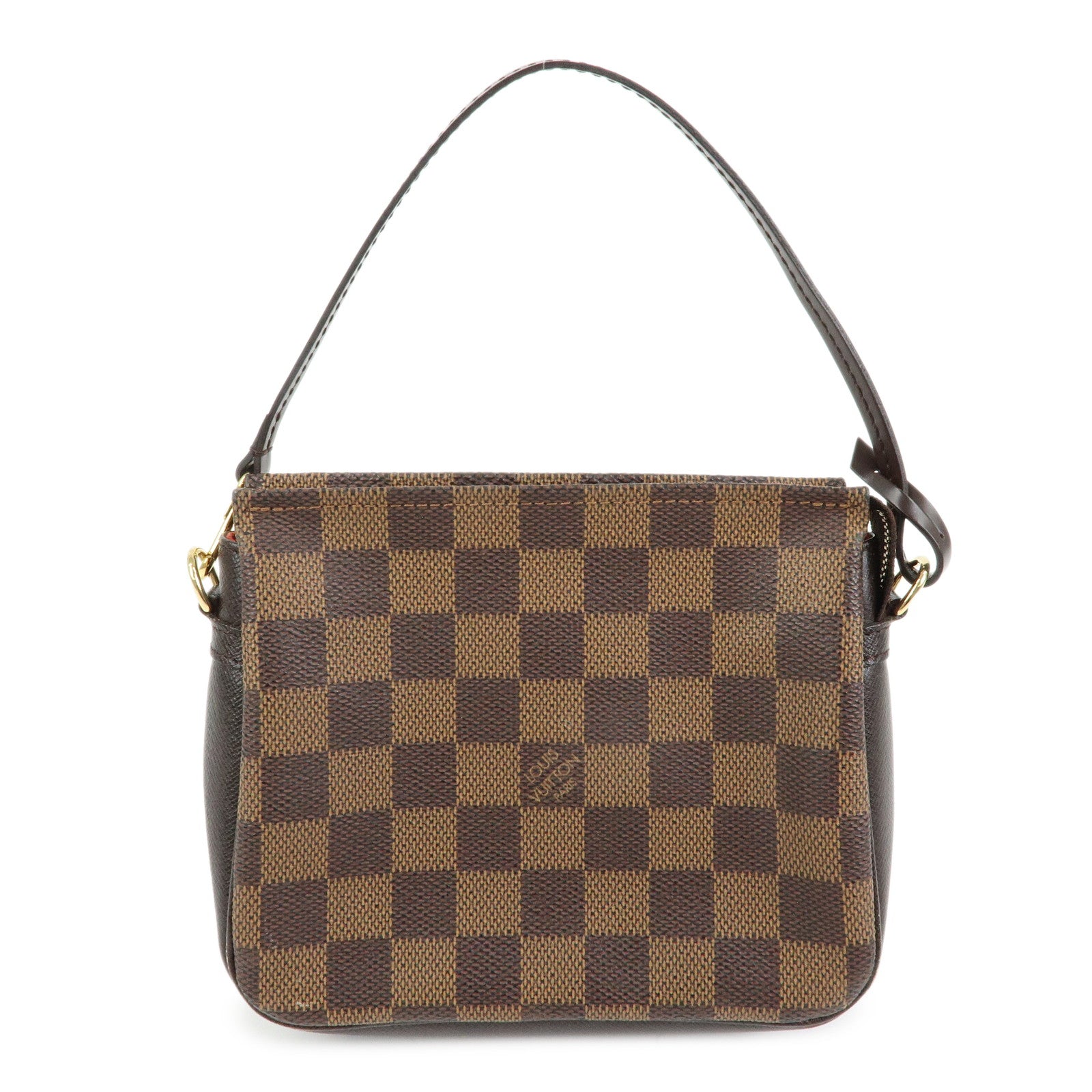 Louis Vuitton Damier Trousse Makeup Accessory Pouch Brown N51982