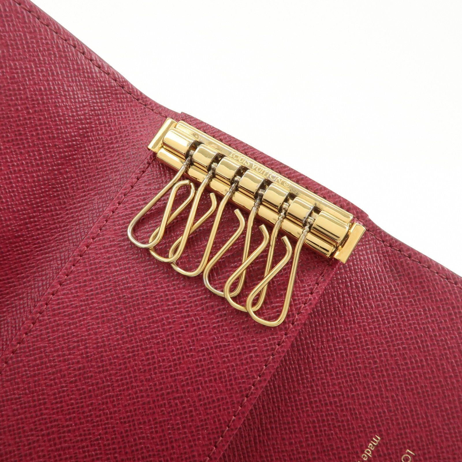 Louis Vuitton Monogram Multicles 6 Key Case Brown Fuchsia M60701