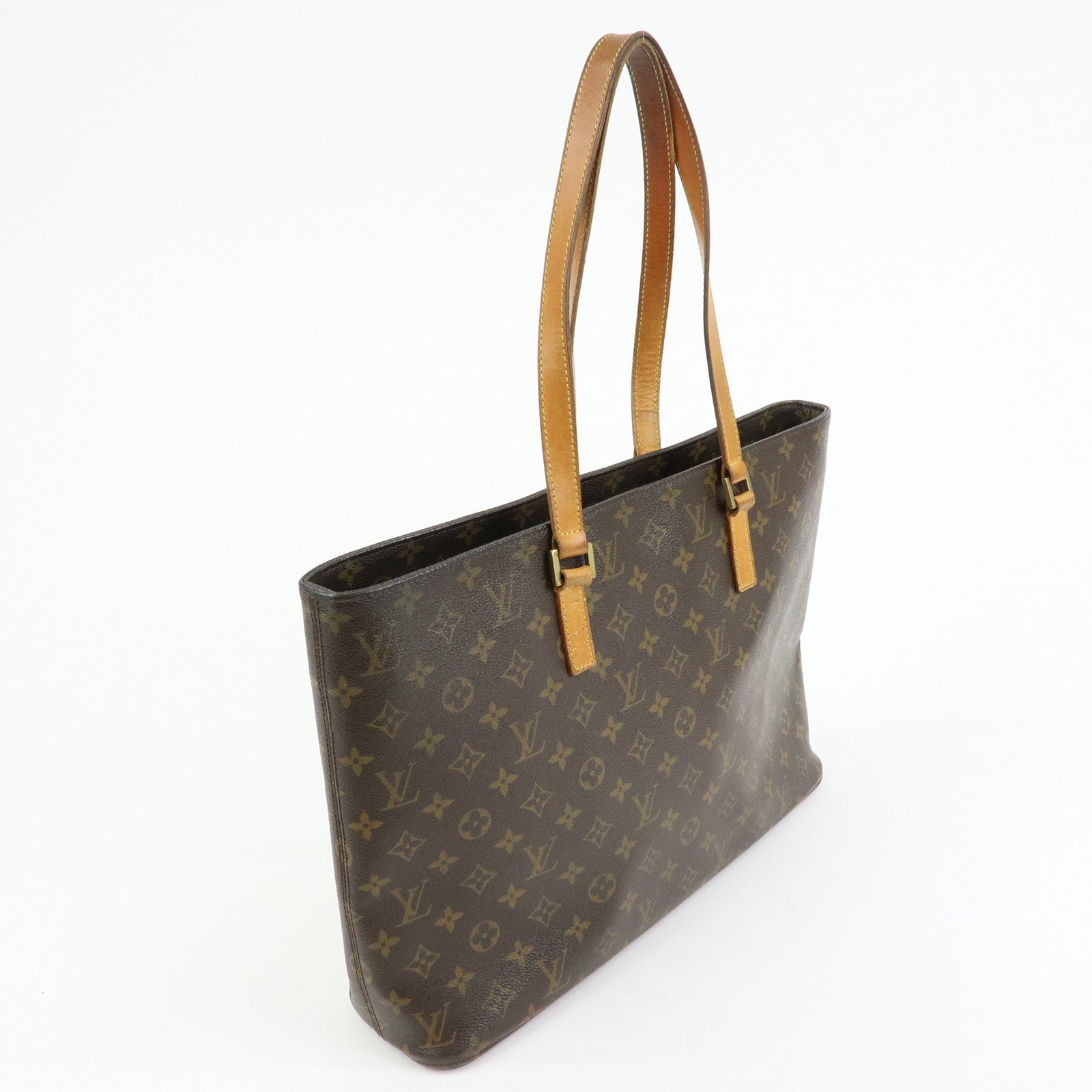 Louis Vuitton Monogram Luco Tote Bag Shoulder Bag Brown M51155