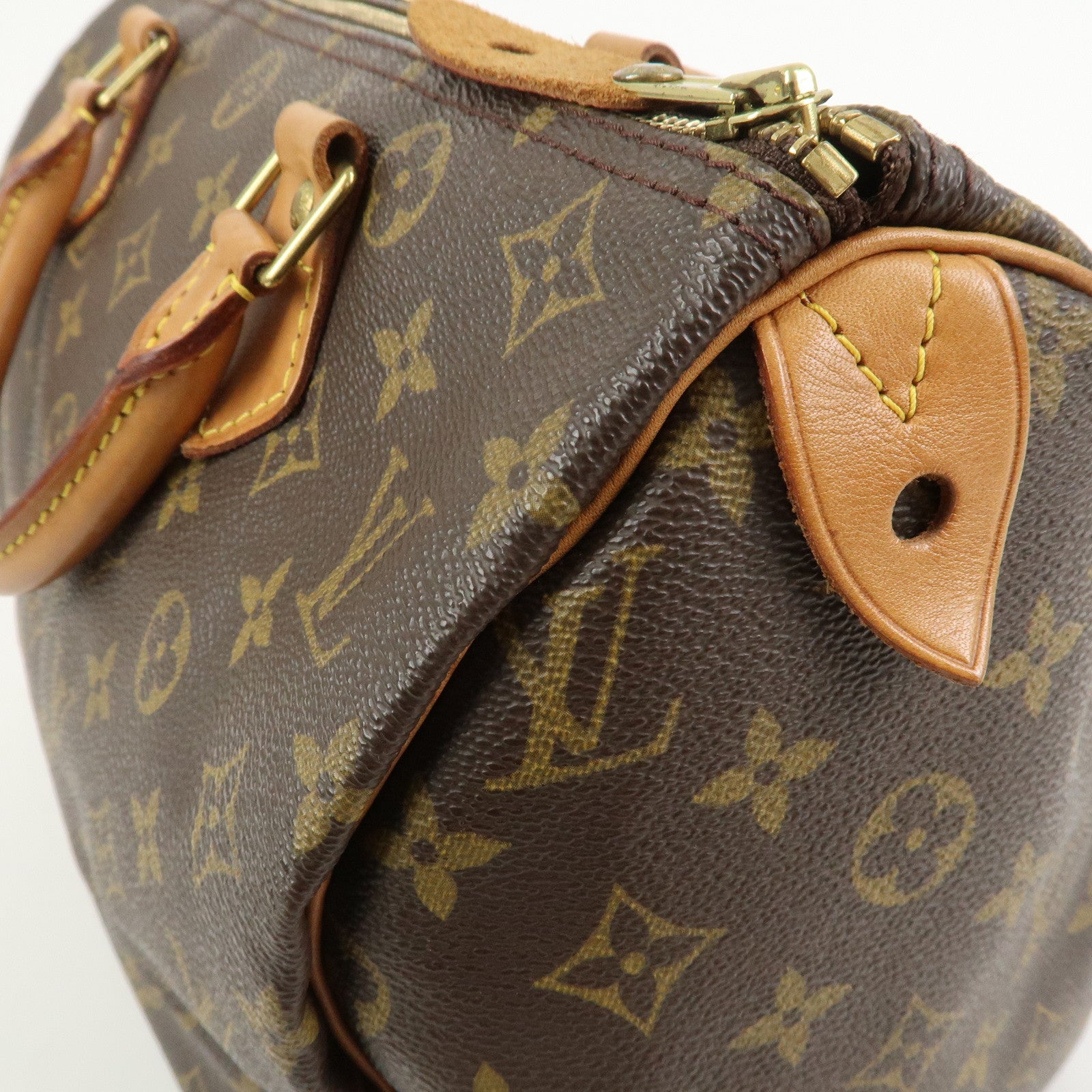 Louis Vuitton Monogram Speedy 30 Boston Bag Hand Bag Brown M41526