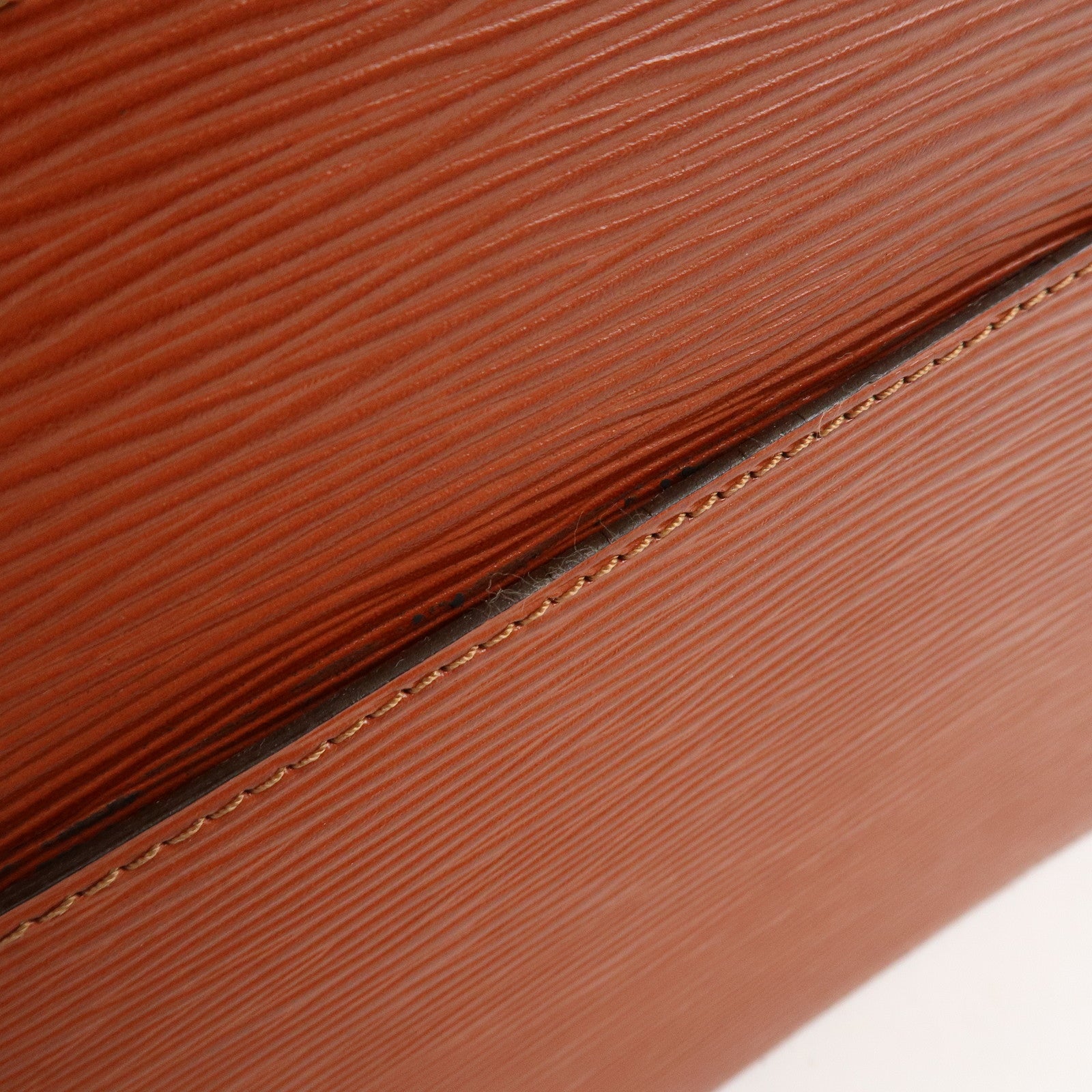 Louis Vuitton Epi Pochette Homme Clutch Bag Kenya Brown M52523