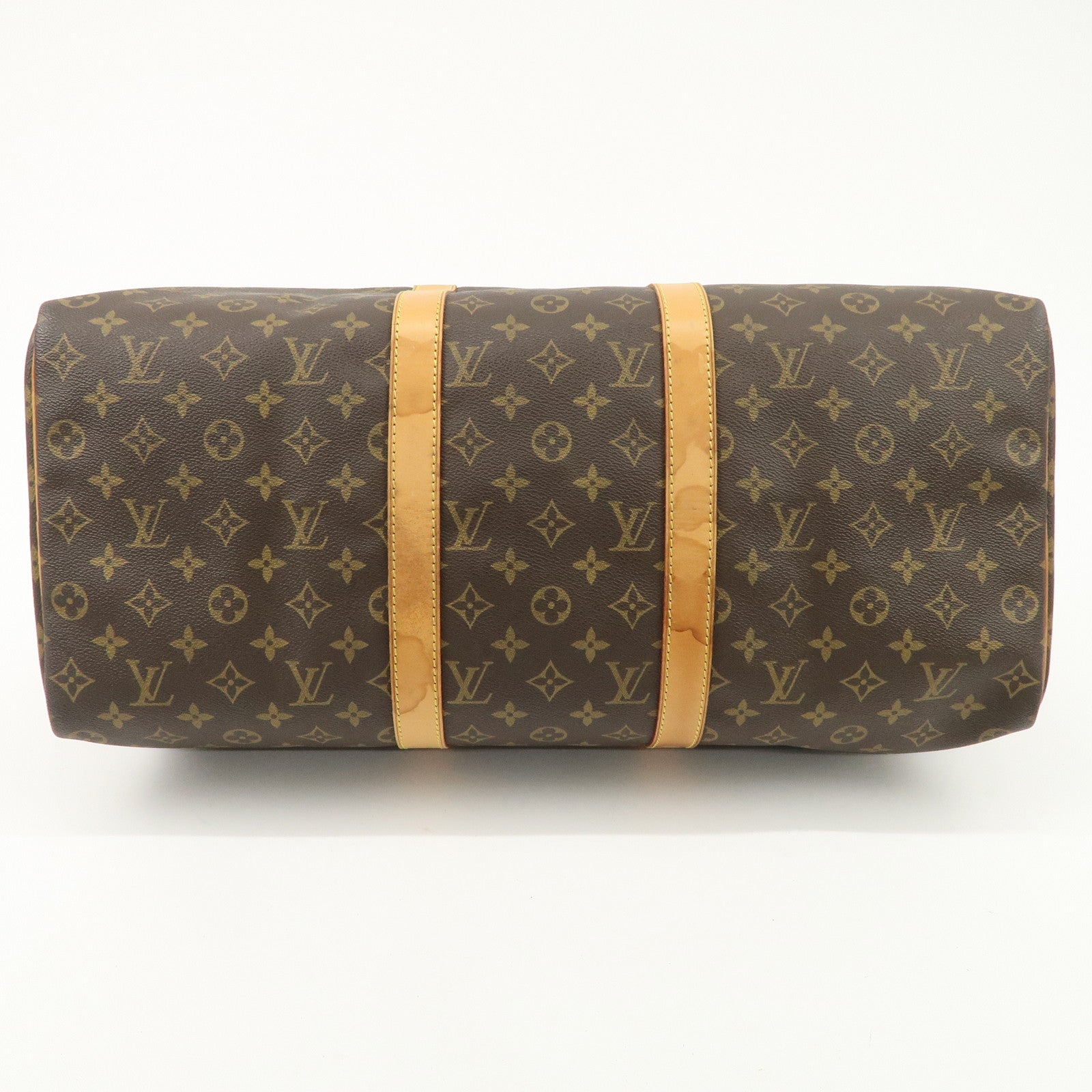 Louis Vuitton Monogram Keep All 50 Bag Boston Bag Brown M41426 Used