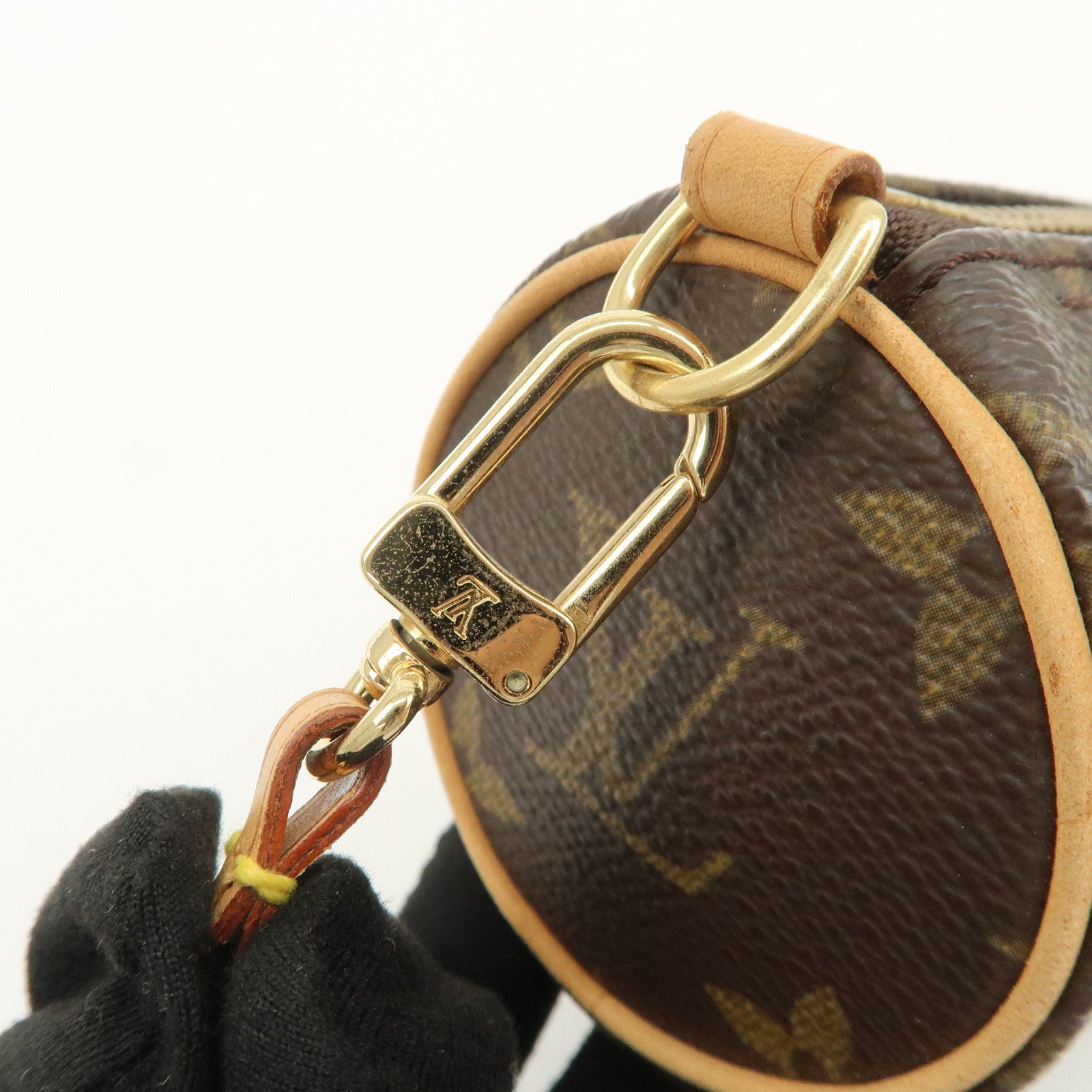 Louis Vuitton Monogram Mini Pouch for Papillon Bag New Style Brown