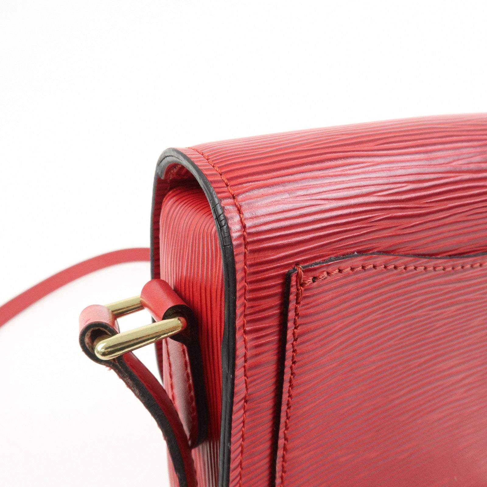 Louis Vuitton Epi Mini Saint Cloud Shoulder Bag Red M52217