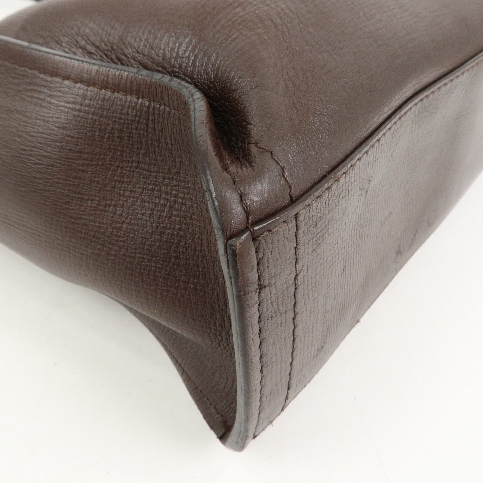 Louis Vuitton Mohican Calf Leather Tote Bag Brown Cafe M92531