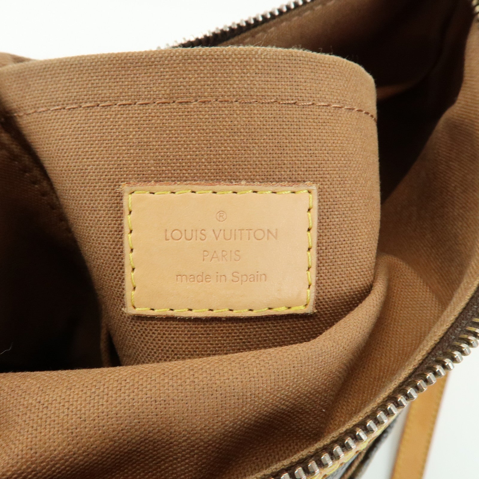 Louis Vuitton Monogram Odeon PM Canvas Shoulder Bag Brown M56390