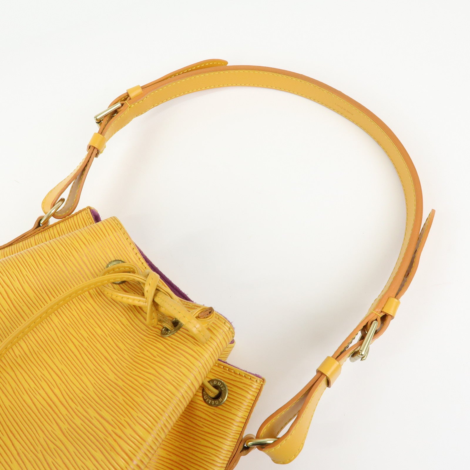 Louis Vuitton Epi Noe Leather Shoulder Bag Tassili Yellow M44009