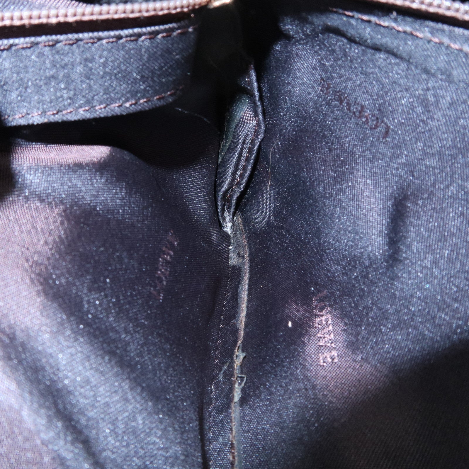 LOEWE Leather Shoulder Bag Hand Bag Ivory Gold Hardware