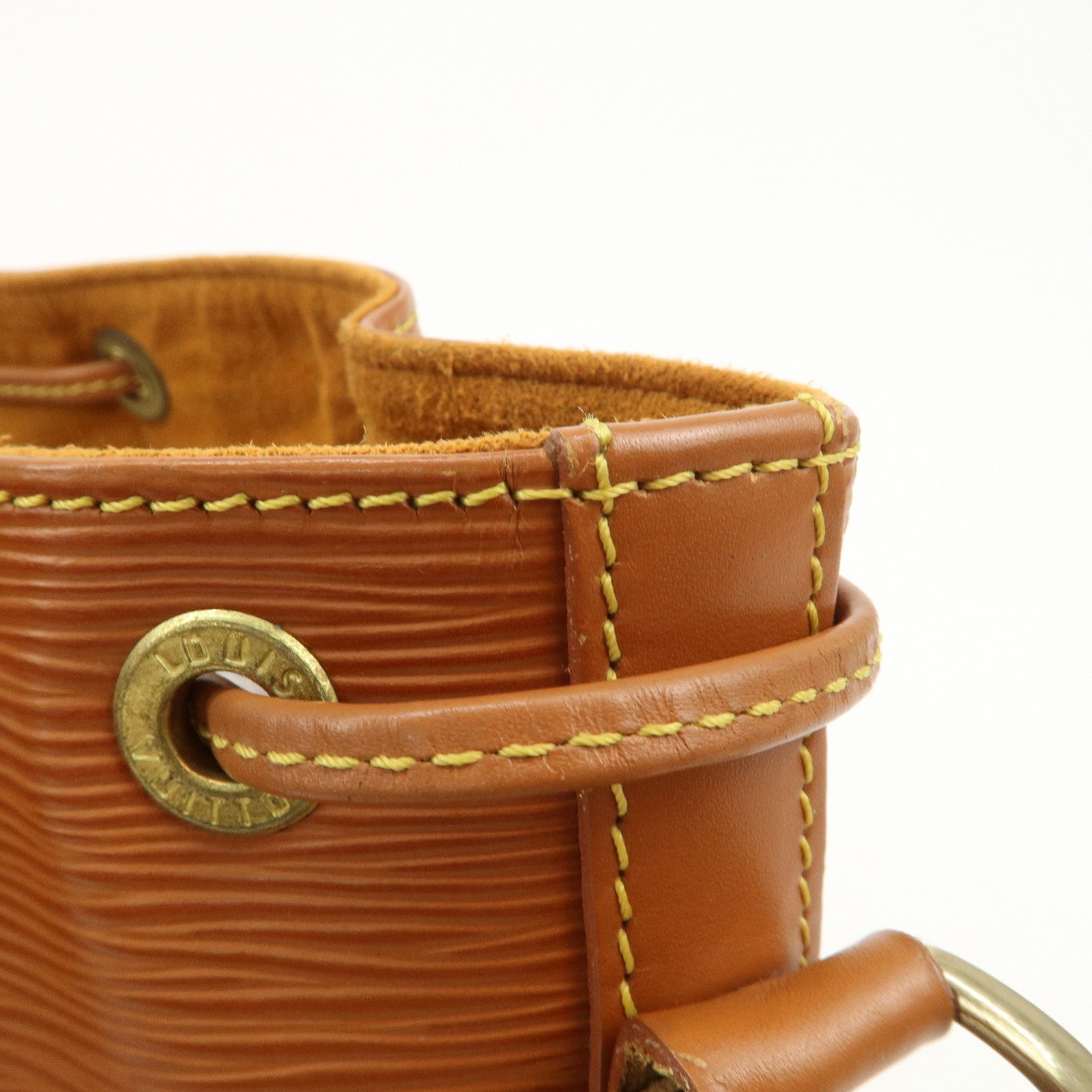 Louis Vuitton Epi Leather Petit Noe Shoulder Bag Zipang Gold M44108