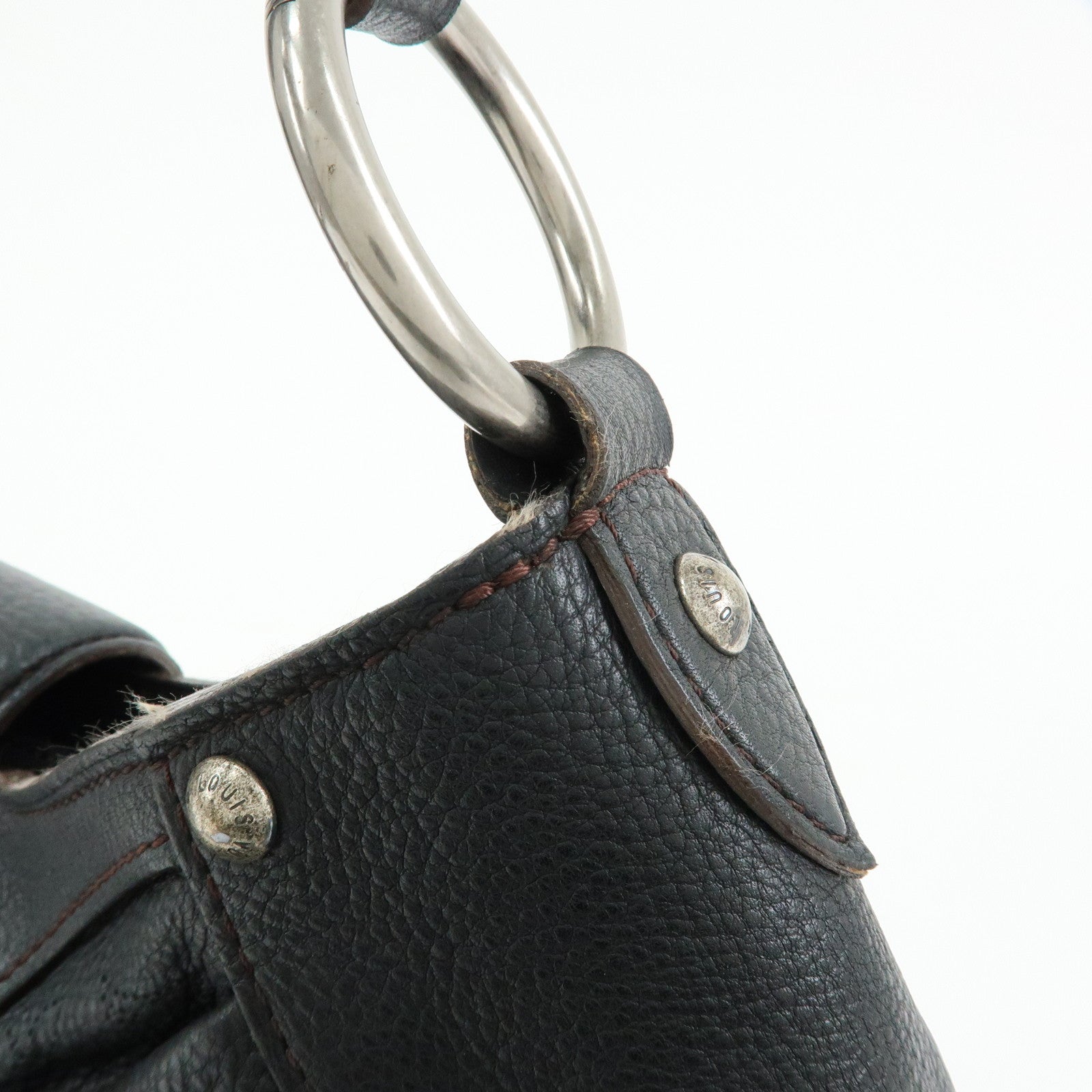 Louis Vuitton Monogram Mahina Solar PM Shoulder Bag Noir M93127