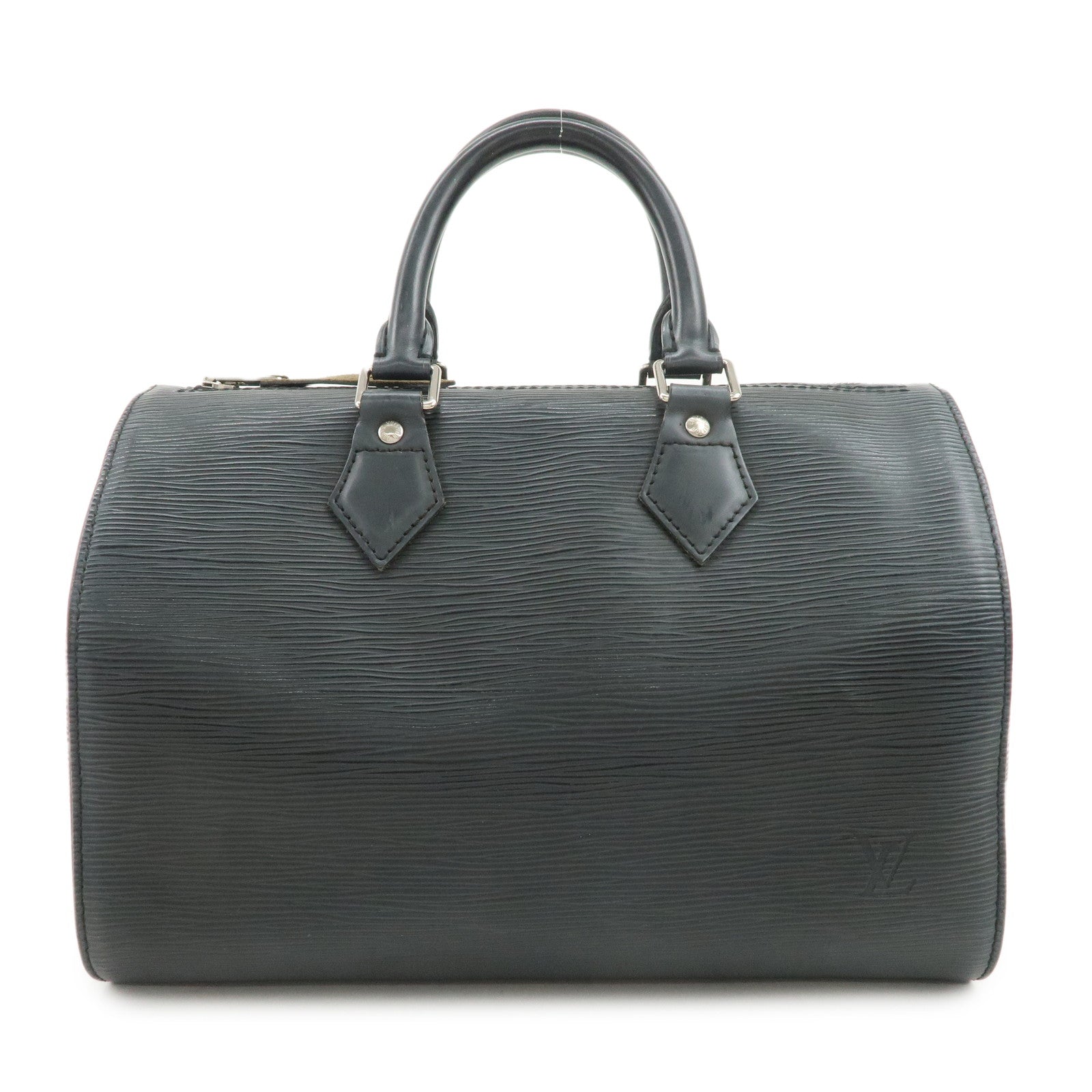 Louis Vuitton Epi Leather Speedy 25 Hand Bag Boston Bag Noir M59032