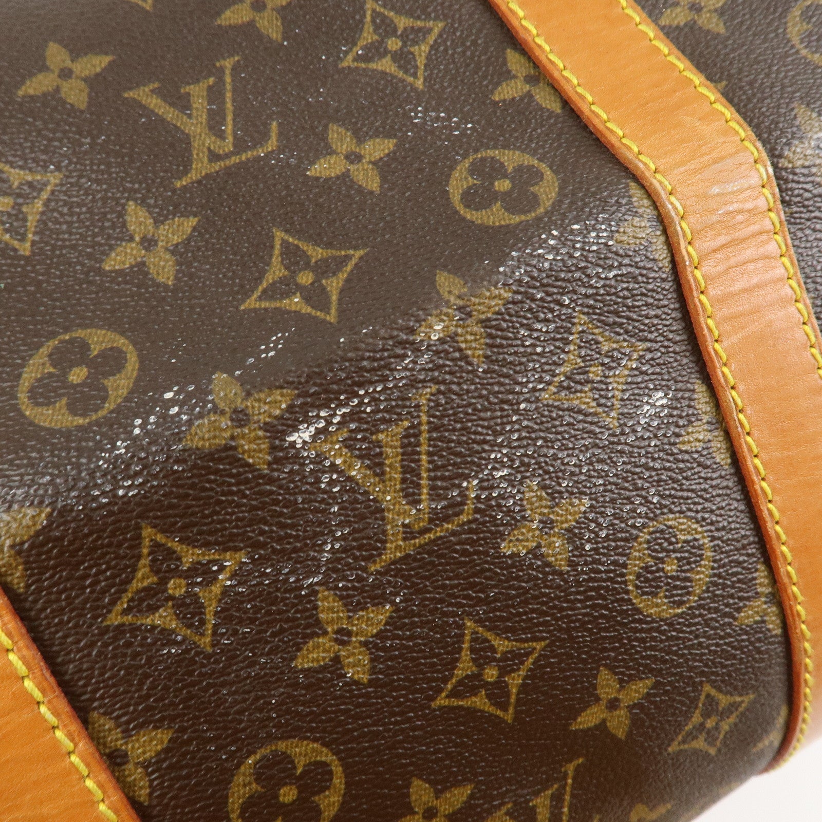 Louis Vuitton Monogram Keep All 60 Boston Bag Brown M41422
