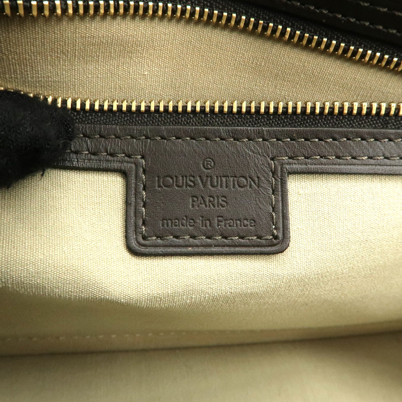 Louis Vuitton Monogram Mini Canvas Alma Long Hand Bag Khaki M92206 Used