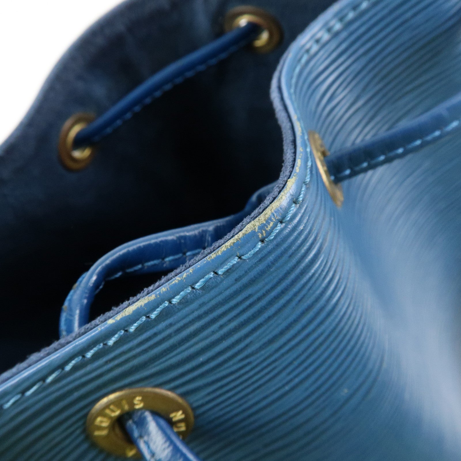 Louis Vuitton Epi Noe Leather Shoulder Bag Toledo Blue M44005