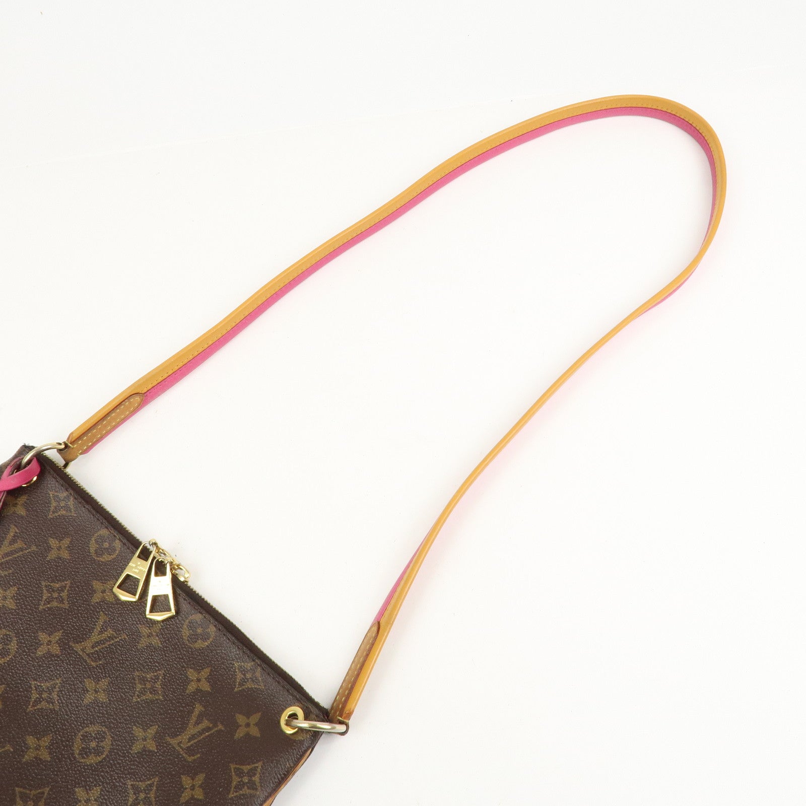 Louis Vuitton Monogram Canvas Lorette Shoulder Bag Hot Pink M44053