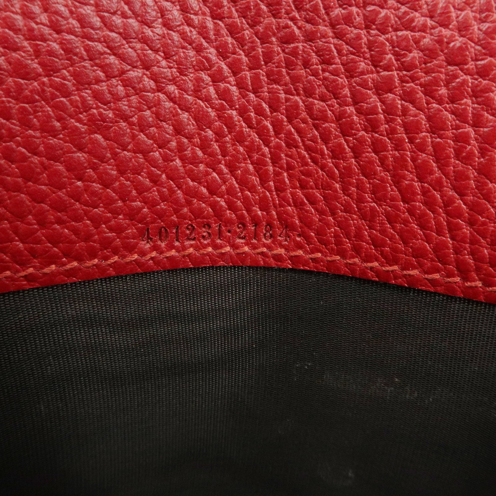 GUCCI Dionysus Leather Chain Shoulder Bag Red 401231