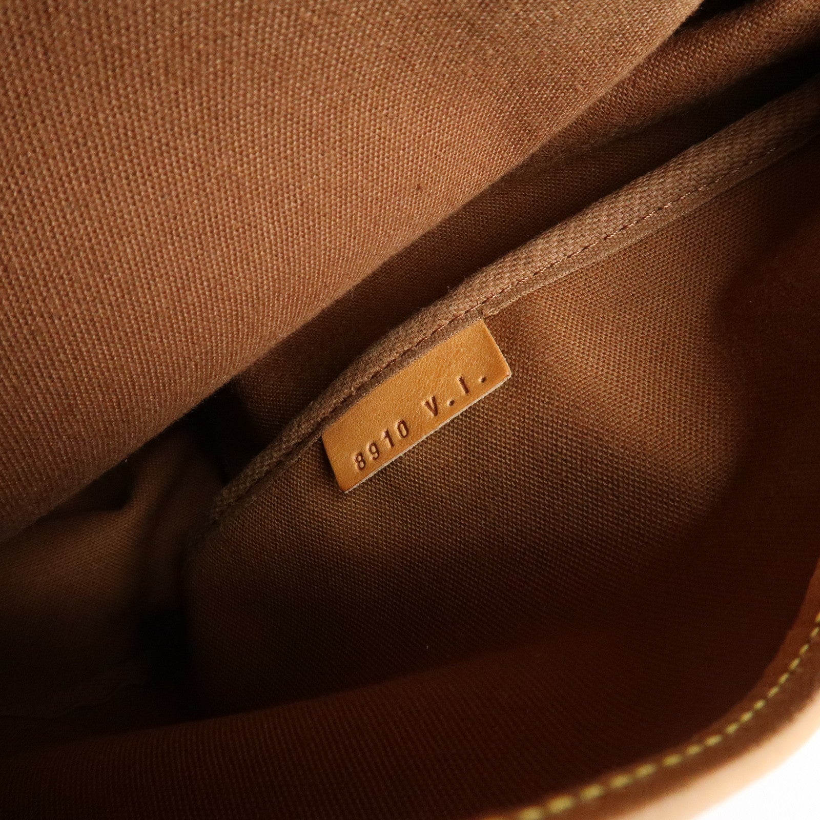 Louis Vuitton Monogram Saumur 35 Shoulder Bag Brown M42254