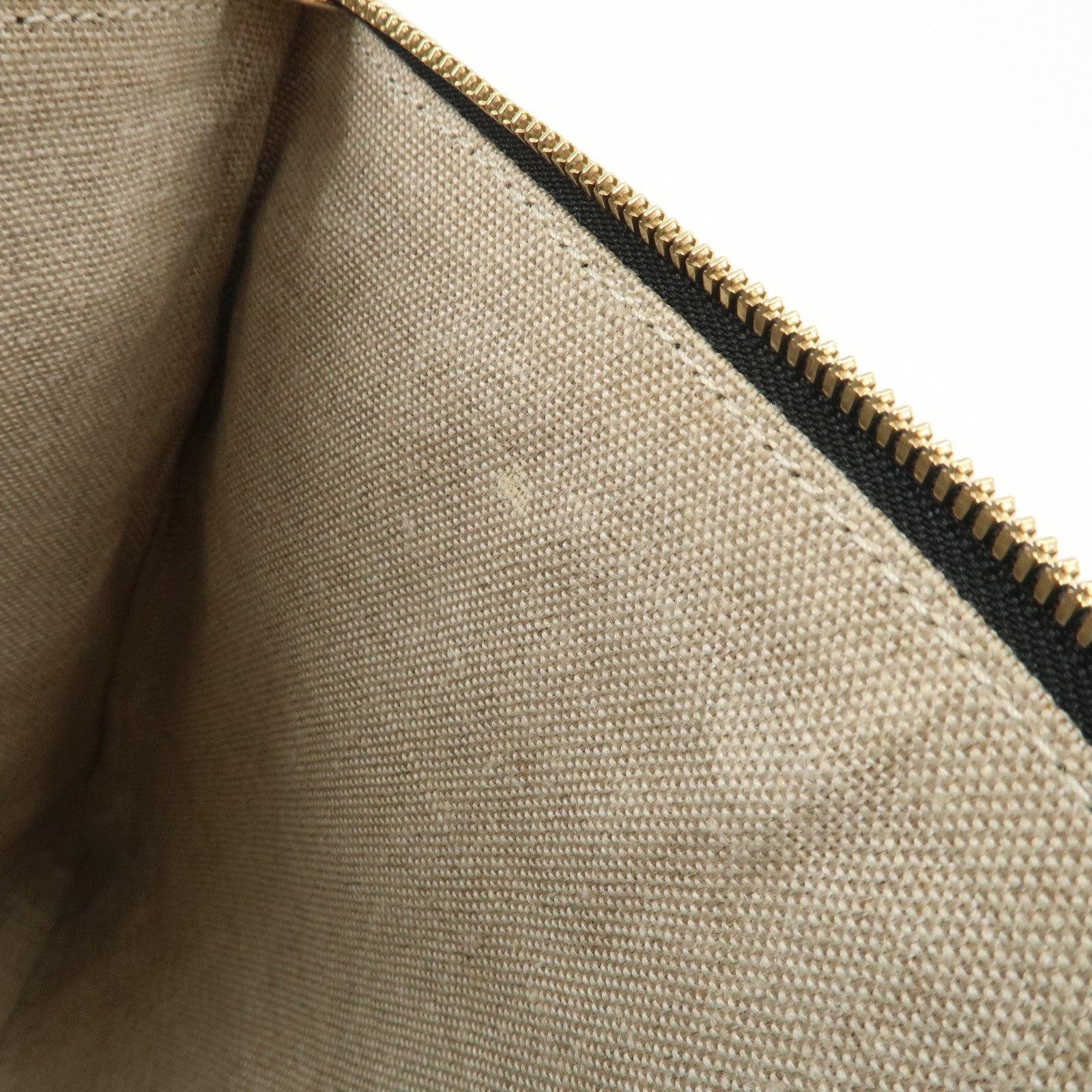 GUCCI Bamboo Leather Clutch Bag Second Bag Black 449653 Used