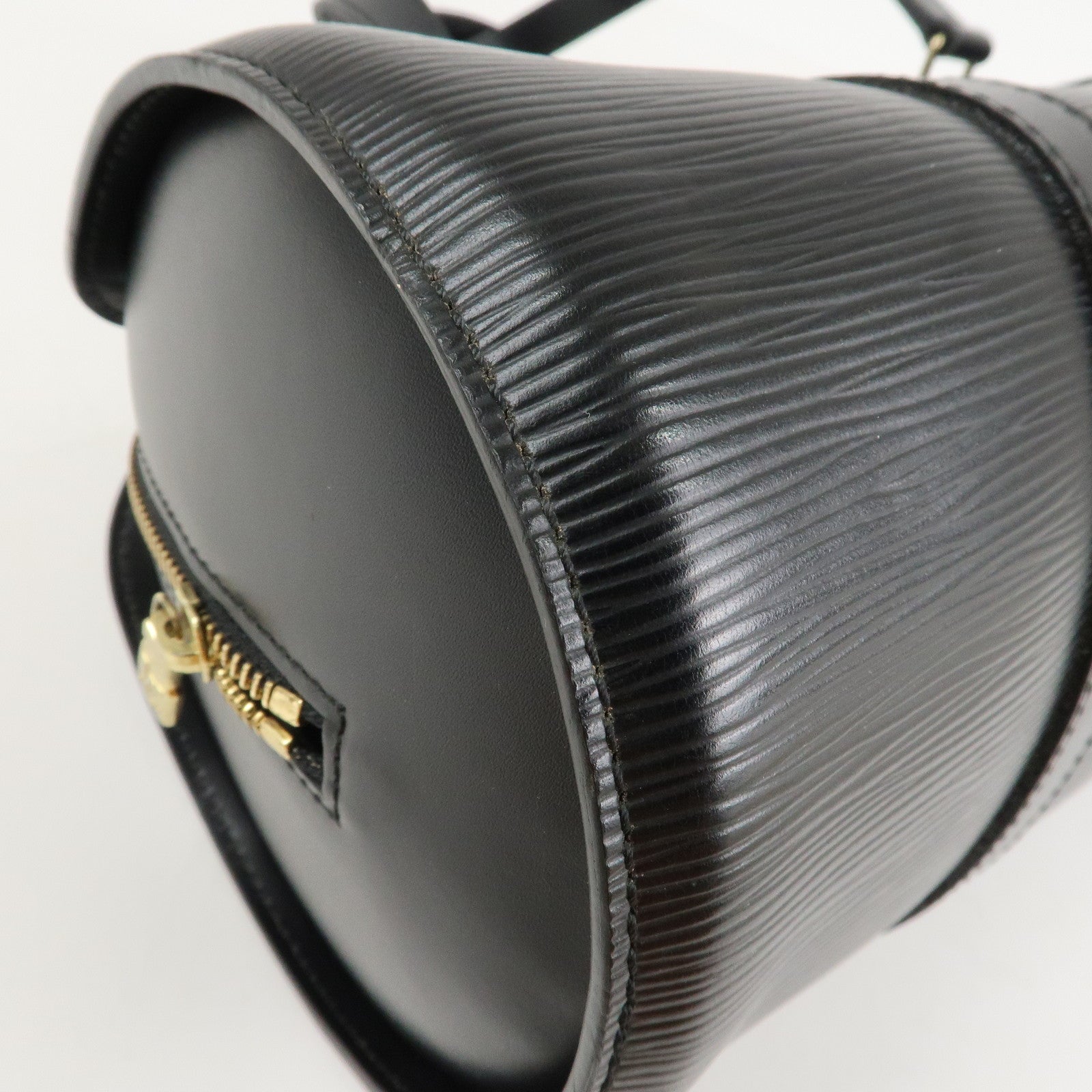 Louis Vuitton Epi Soufflot Hand Bag Shoulder Bag Noir Black M52862