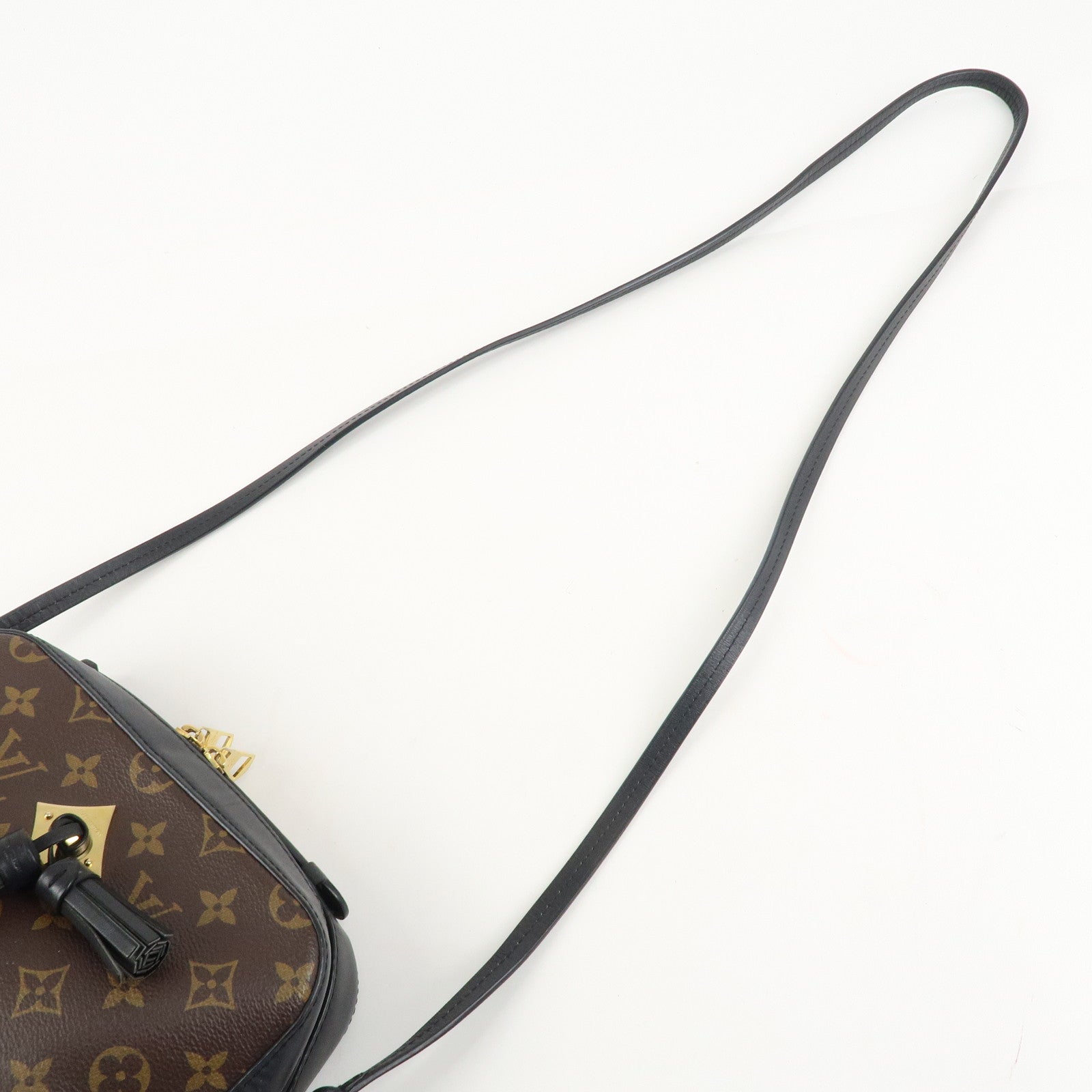Louis Vuitton Monogram Saintonge Shoulder Bag Noir M43555 Used