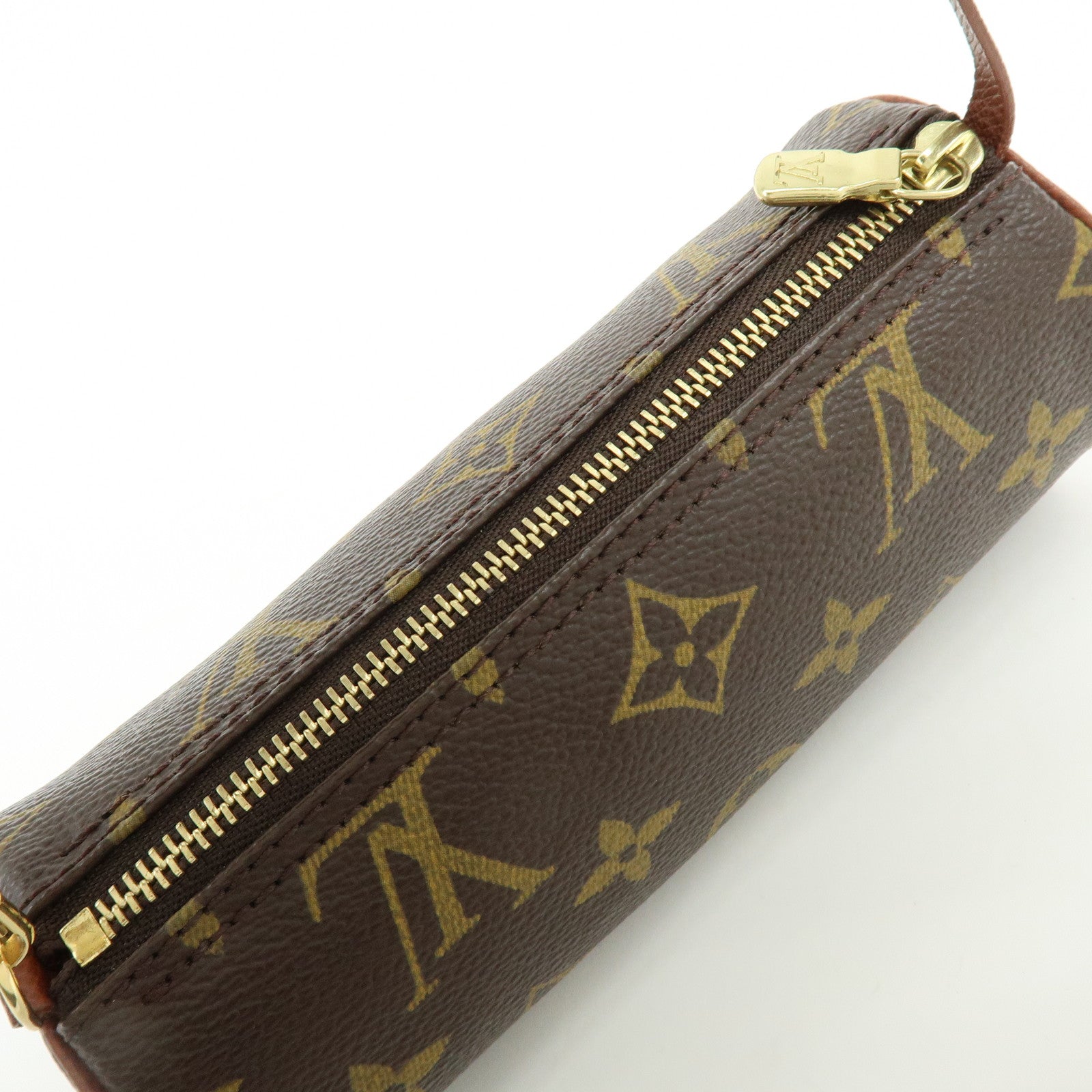 Louis Vuitton Monogram Mini Pouch for Papillon Bag Brown