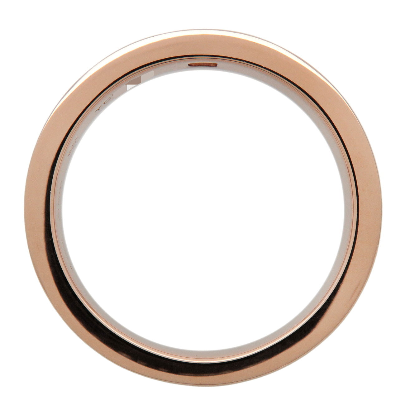 BVLGARI Double Logo 1P Daimond Ring K18 750PG Rose Gold US6.5